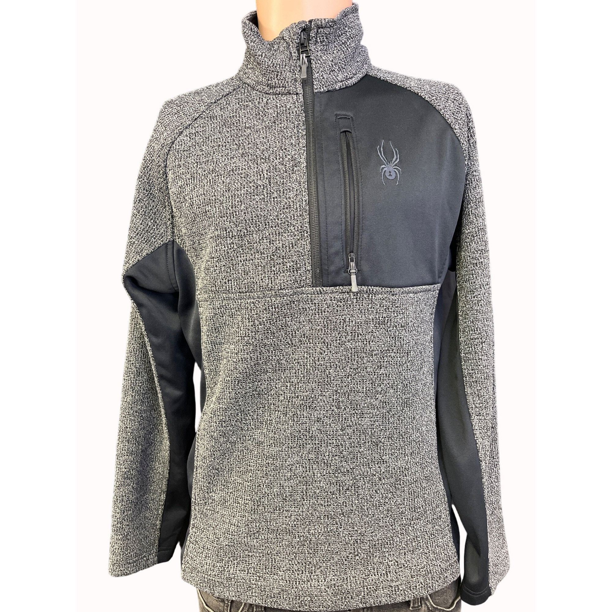 Spyder Spyder Men's Grey/Black Sweatshirt/Pullover Sz M SKU 4868 Size US M / EU 48-50 / 2 - 1 Thumbnail