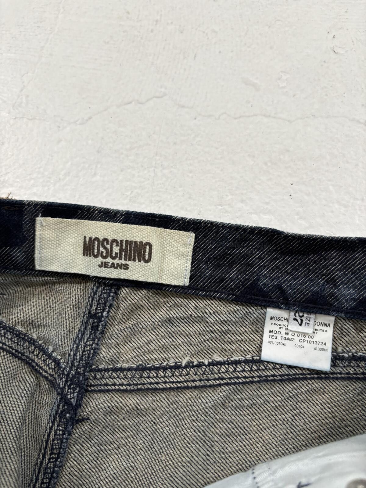 Moschino Moschino Old English Newspaper Denim Size US 28 / EU 44 - 6 Thumbnail
