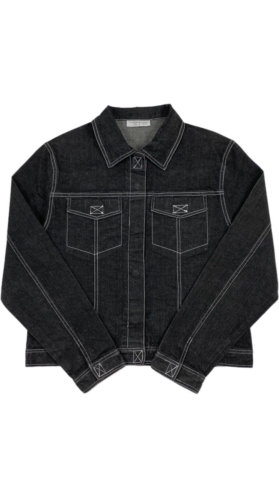 Vintage 🔥LASTDROP🔥 Vintage Y2K Sketch Light Denim Graphit Trucker Size L / US 10 / IT 46 - 1 Thumbnail