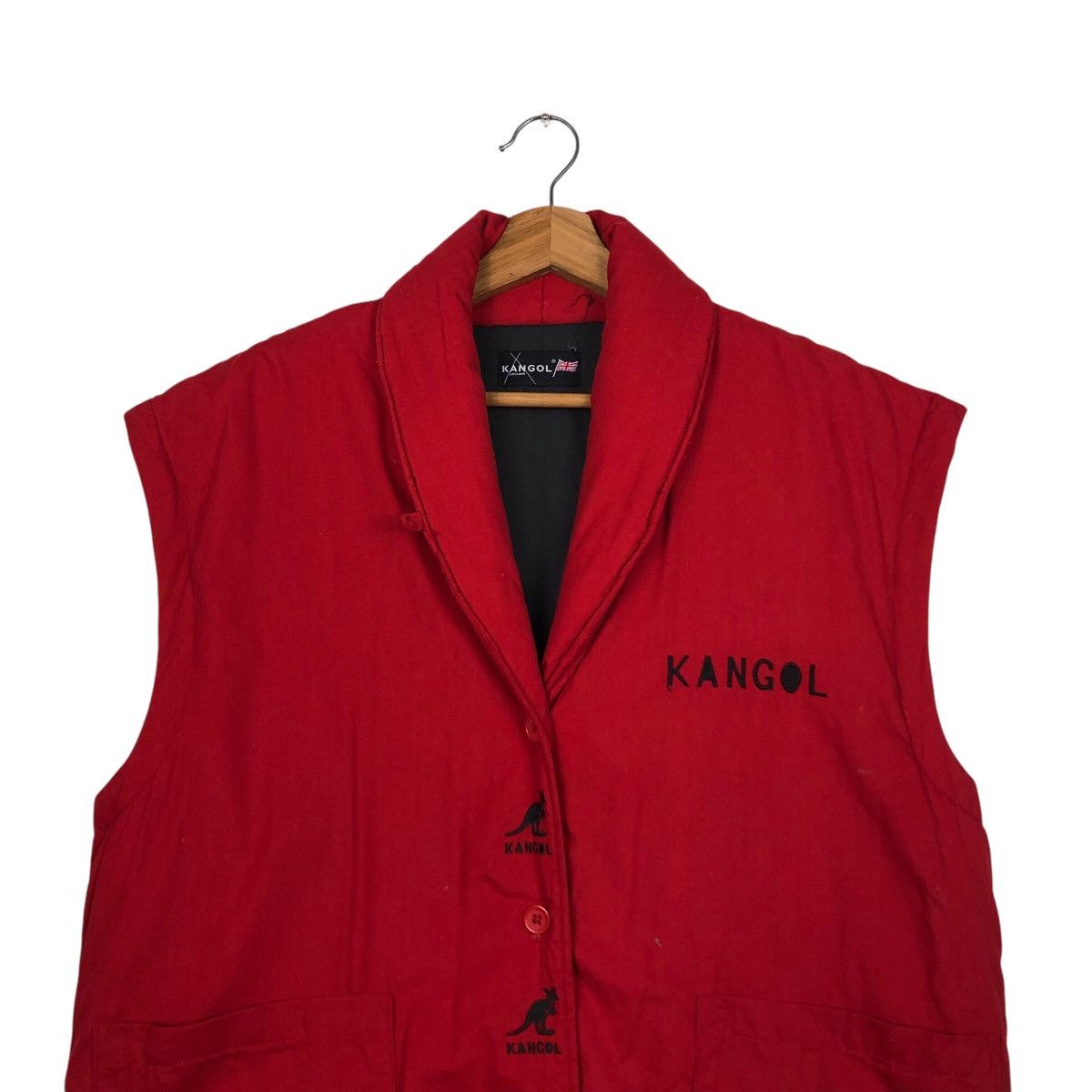 Japanese Brand × Vintage 📌Vintage Tanktop Sleeveless Kangol Big Logo Streetwear Size US M / EU 48-50 / 2 - 4 Thumbnail