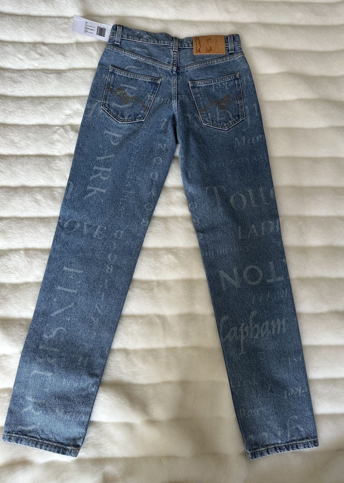 Martine Rose Martine Rose Blue Street Names Size 27" / US 4 / IT 40 - 2 Thumbnail
