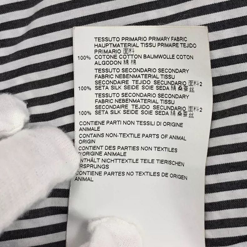 Maison Margiela Color-blocked striped polka dot stitching