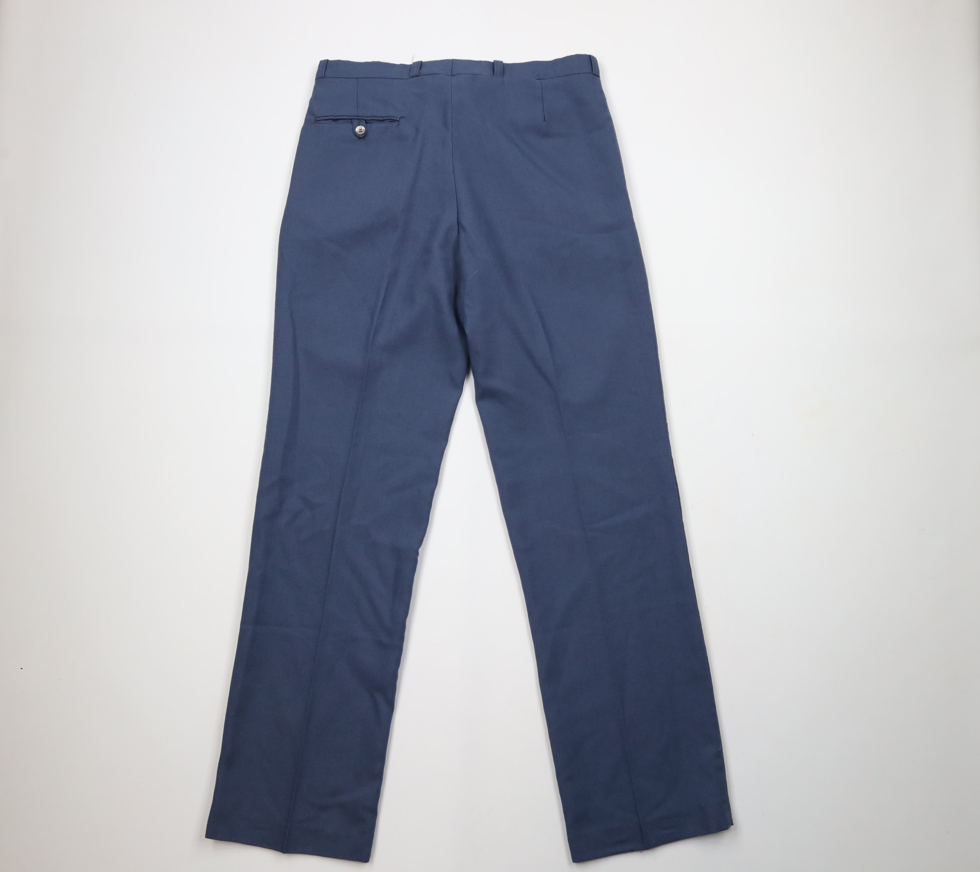 Vintage Vintage 60s Streetwear Wool Blend Knit Chinos Trousers Pants Size US 32 / EU 48 - 8 Thumbnail