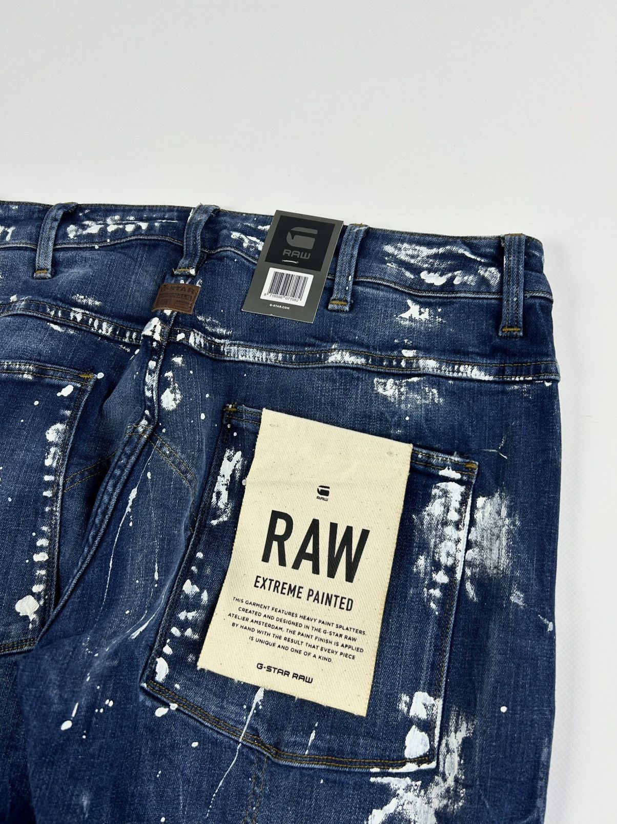 G-Star G-star raw 3D denim paint stains jeans Size US 32 / EU 48 - 8 Thumbnail
