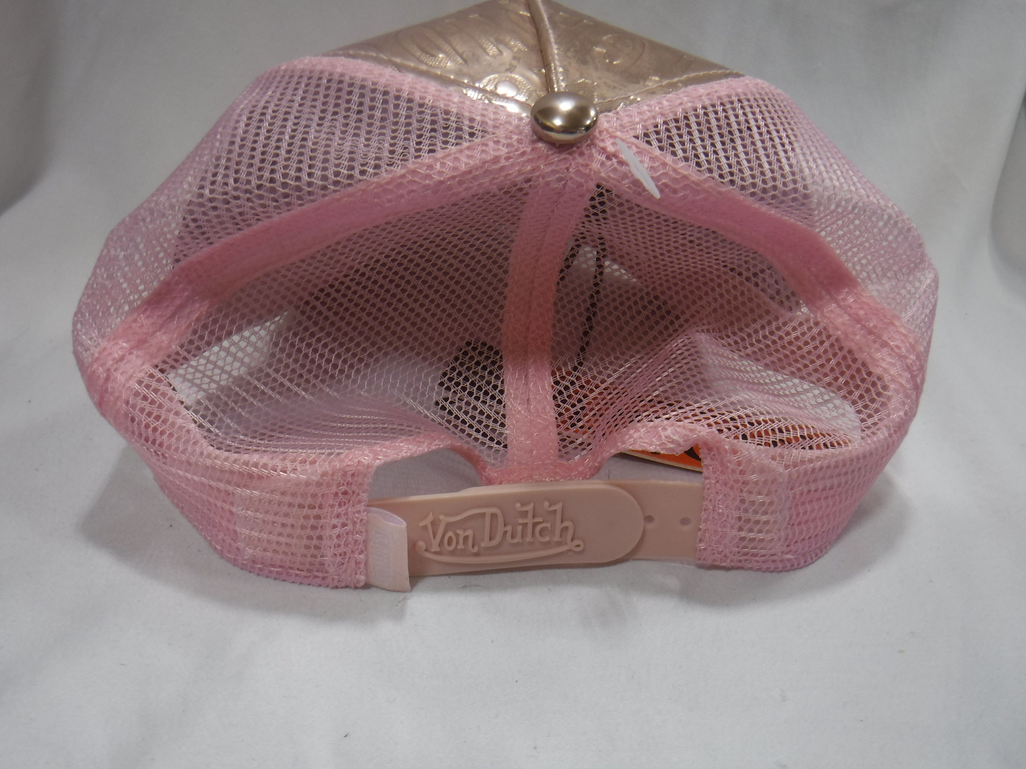 Von Dutch Von Dutch Rose Gold Hat (VH47) Size ONE SIZE - 2 Thumbnail