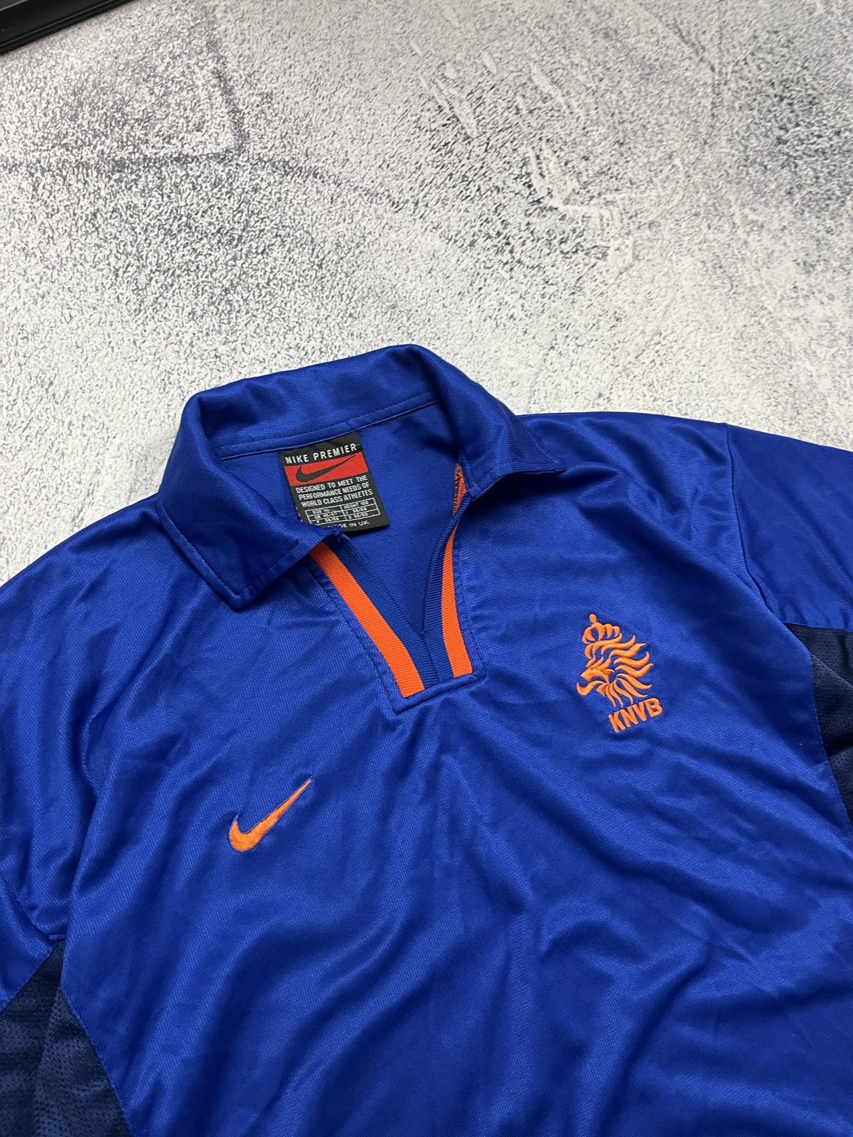 Nike Netherlands 1998/00 Away Shirt Nike Soccer Retro Jersey Size US XL / EU 56 / 4 - 5 Thumbnail