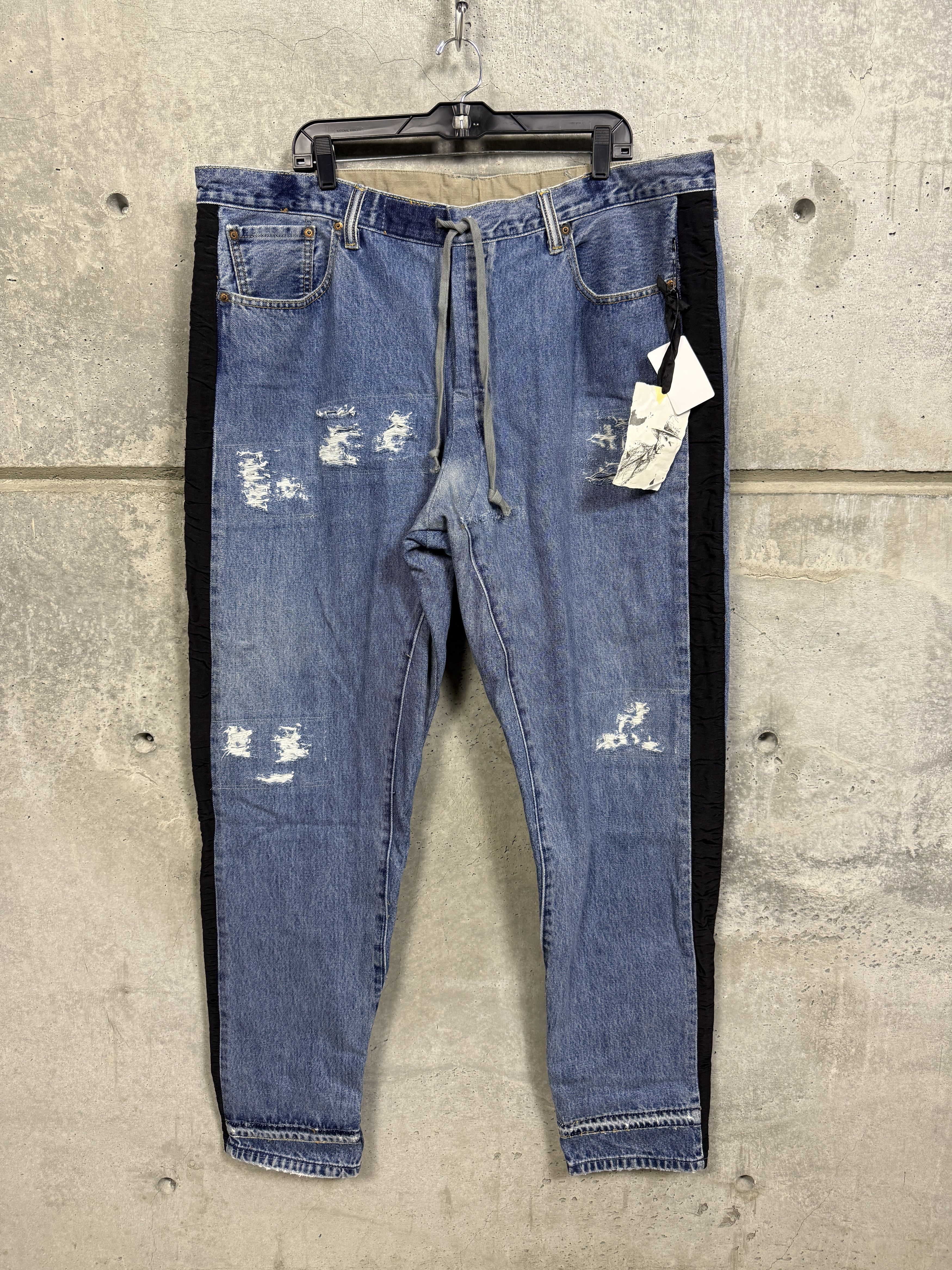Greg Lauren $1250 Greg Lauren Tux Denim Lounge Pant Jeans Size US 42 / EU 58 - 5 Thumbnail