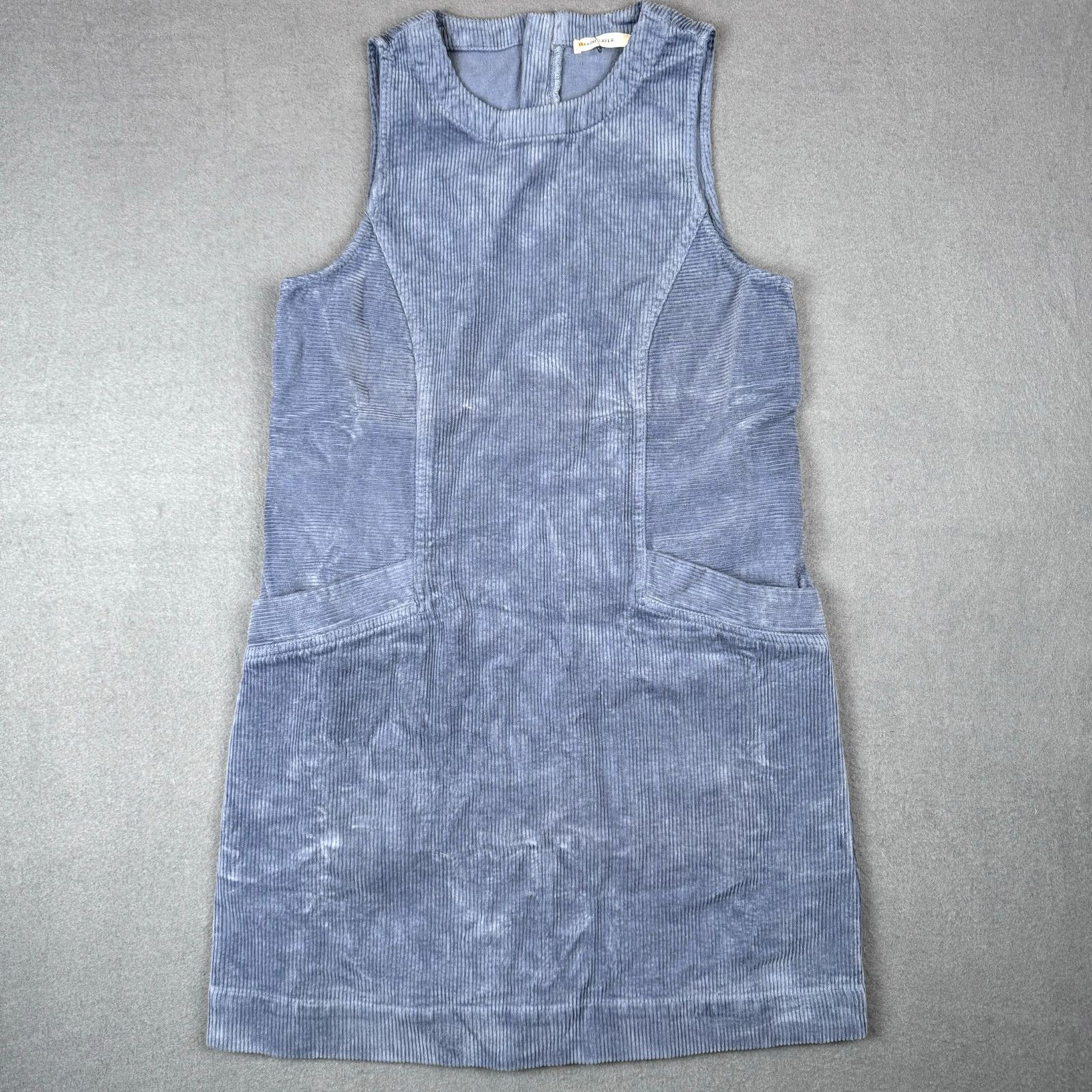 Marine Layer Marine Layer Womens Small Florence Blue Corduroy Sleeveless Size S / US 4 / IT 40 - 1 Thumbnail
