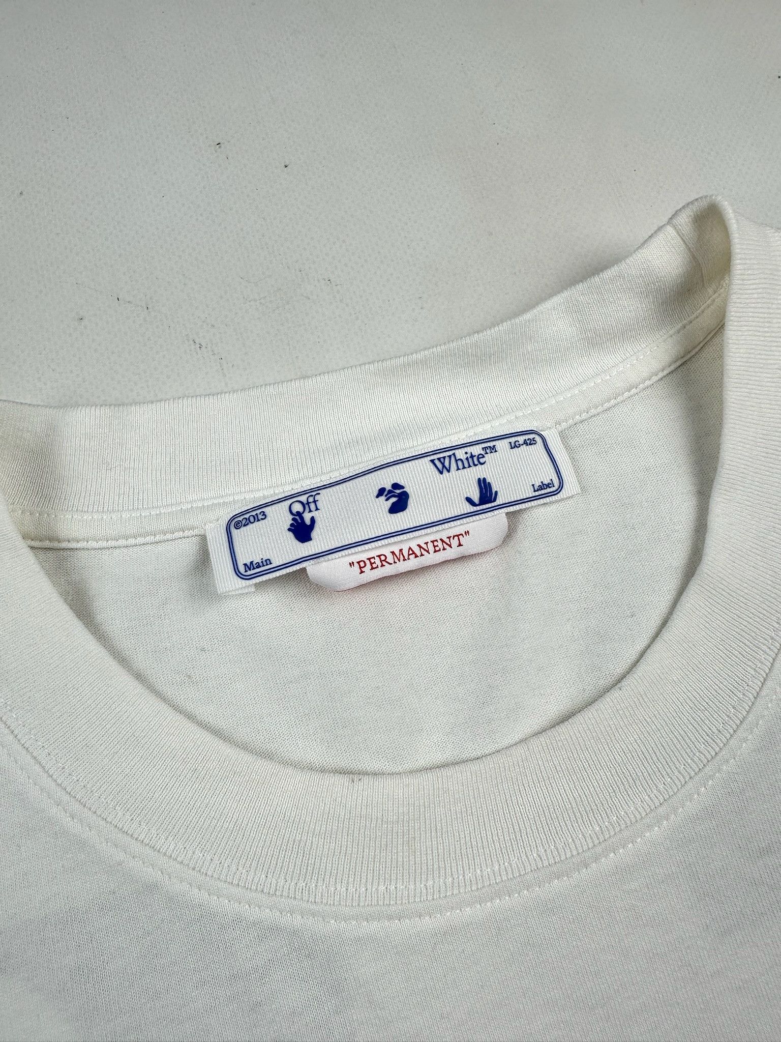 Off-White Off-White Caravaggio Tee White Size US XXL / EU 58 / 5 - 4 Thumbnail