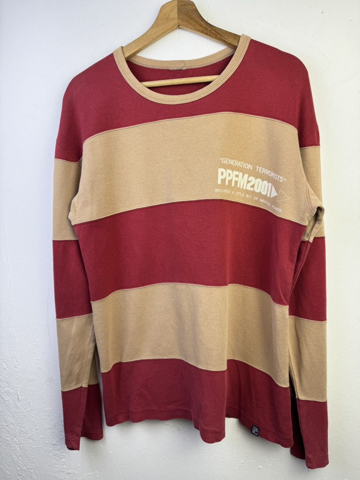 PPFM vintage PPFM 2001 "generation terrorists" striped shirt. Size US M / EU 48-50 / 2 - 3 Thumbnail