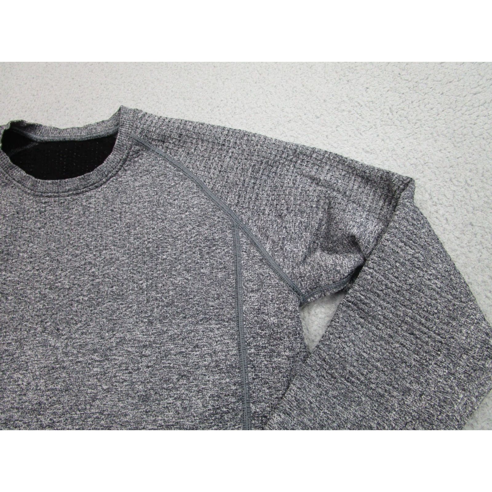 Lululemon Lululemon Sweatshirt Mens Medium Gray Knit Crewneck Raglan Pullover Athletic Size US M / EU 48-50 / 2 - 2 Thumbnail