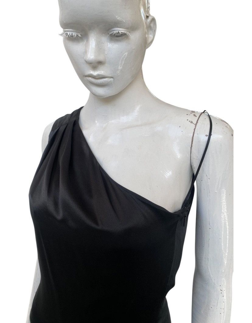 Gucci Robe asymétrique à détail noué en noir Size S / US 4 / IT 40 - 4 Thumbnail