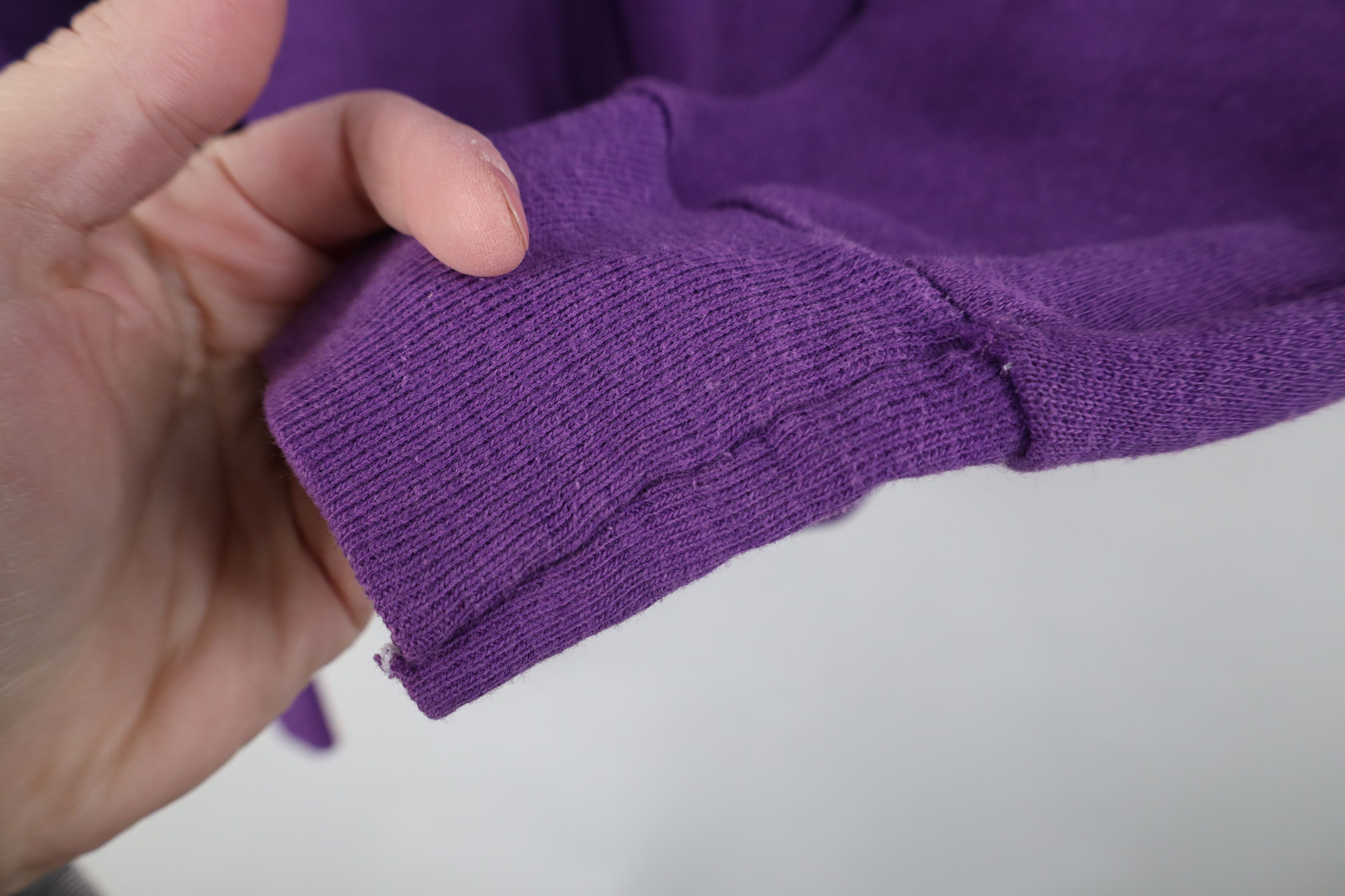 Vintage Vintage 60s Healthknit Raglan Crewneck Sweatshirt Purple USA Size XL / US 12-14 / IT 48-50 - 6 Thumbnail
