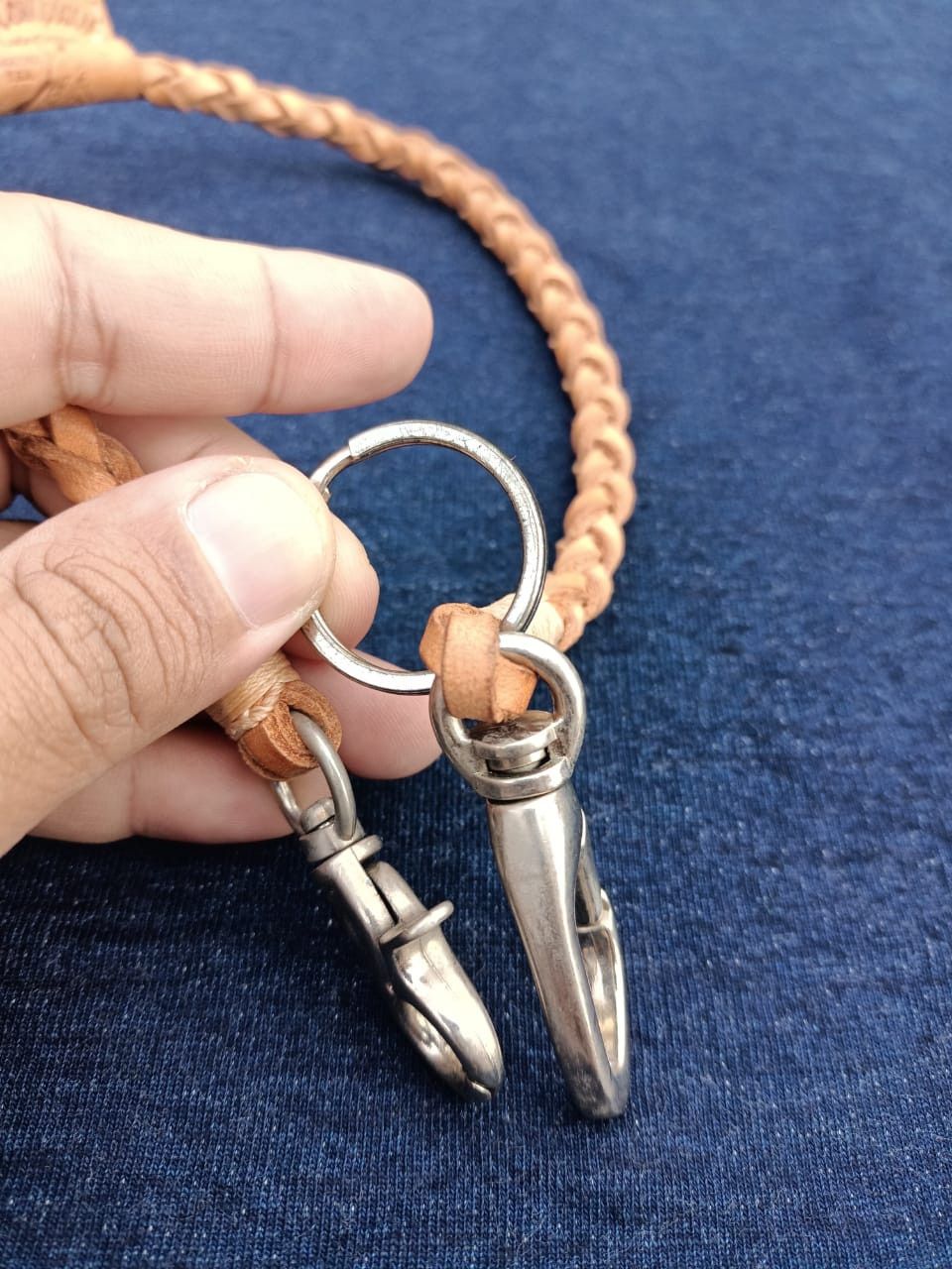 Tedman Ted Company leather woven wallet chain Size ONE SIZE - 6 Thumbnail