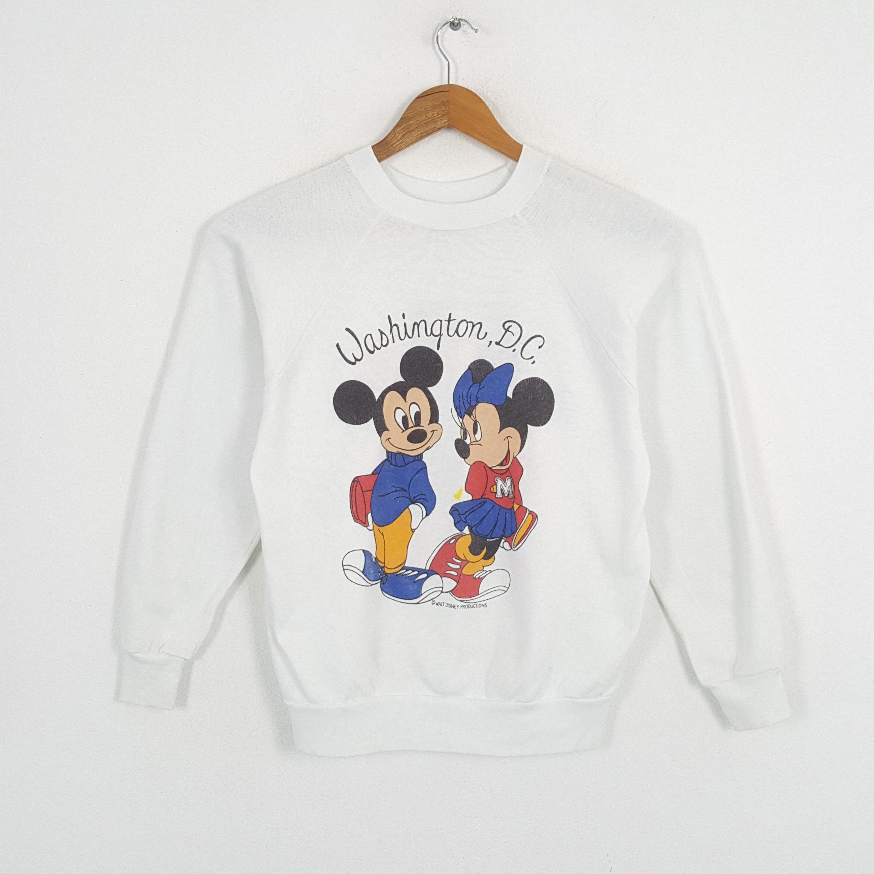 Disney × Mickey Mouse × Vintage Vintage 90's DISNEY MICKEY MOUSE Promotion Sweatshirts Size US M / EU 48-50 / 2 - 1 Thumbnail