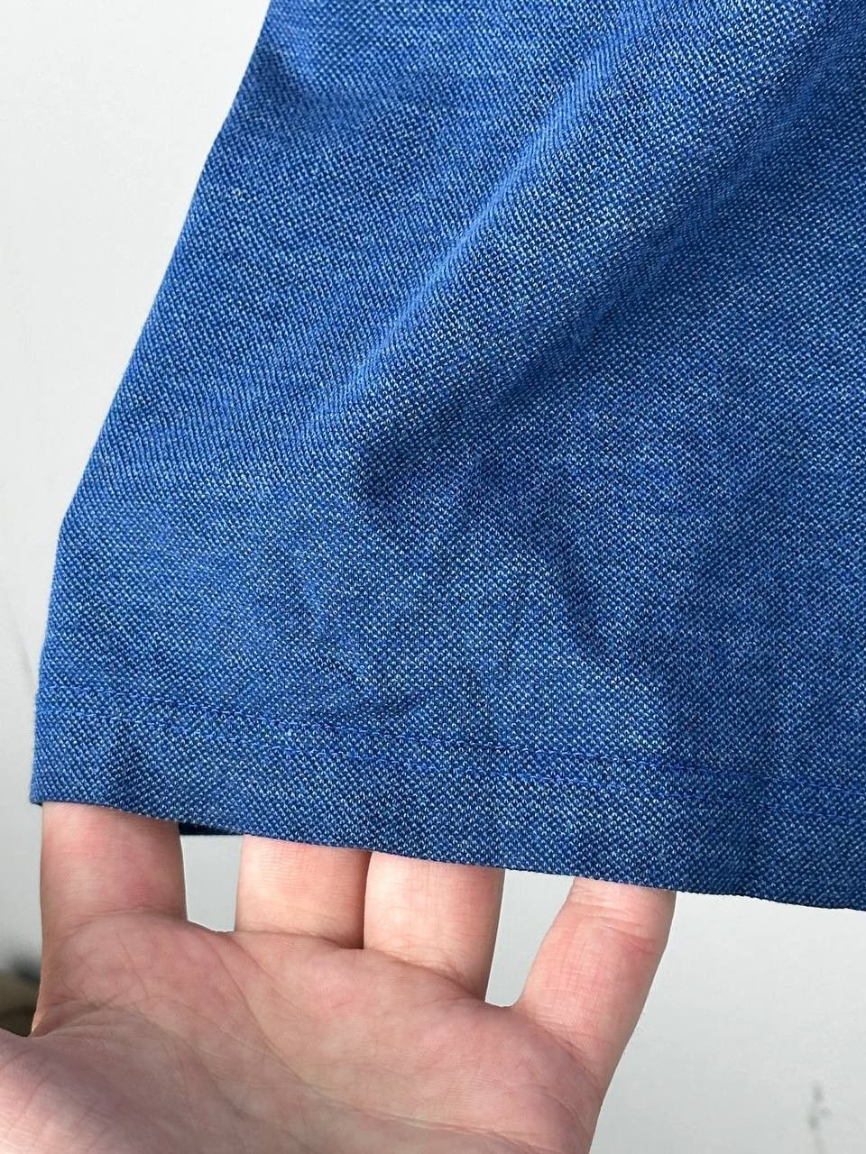 Gran Sasso Gran Sasso Luxury Cotton Indigo Dyed Polo T Shirt Size US XL / EU 56 / 4 - 6 Thumbnail