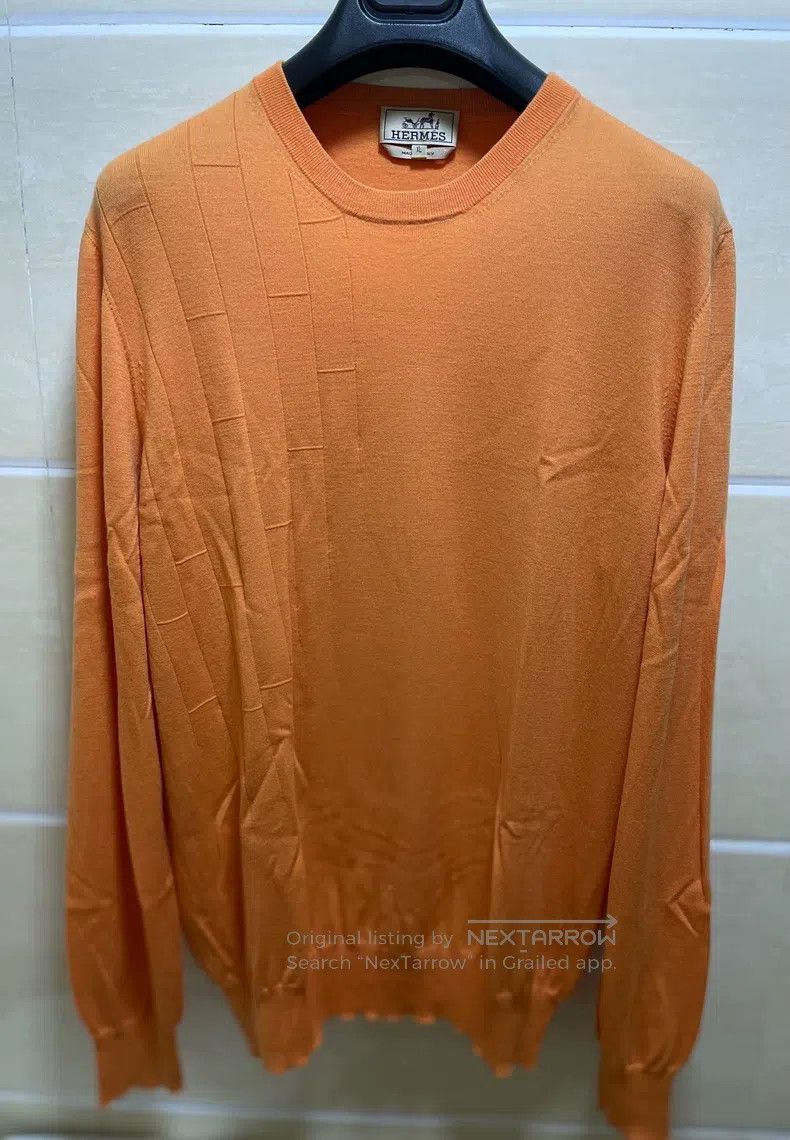 Hermes Hermes Knitted sweater, long-sleeve Size US XL / EU 56 / 4 - 2 Thumbnail
