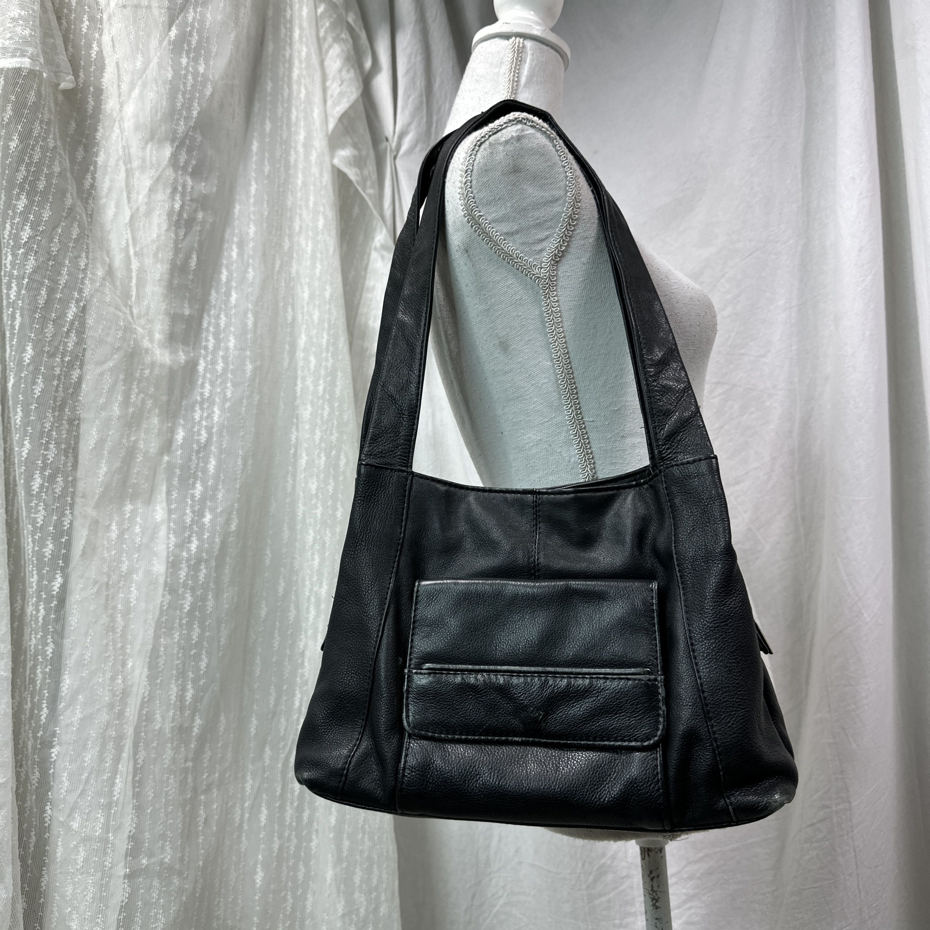 Vintage Vintage Avant Garde Grunge Leather Bag Y2K Size ONE SIZE - 6 Thumbnail