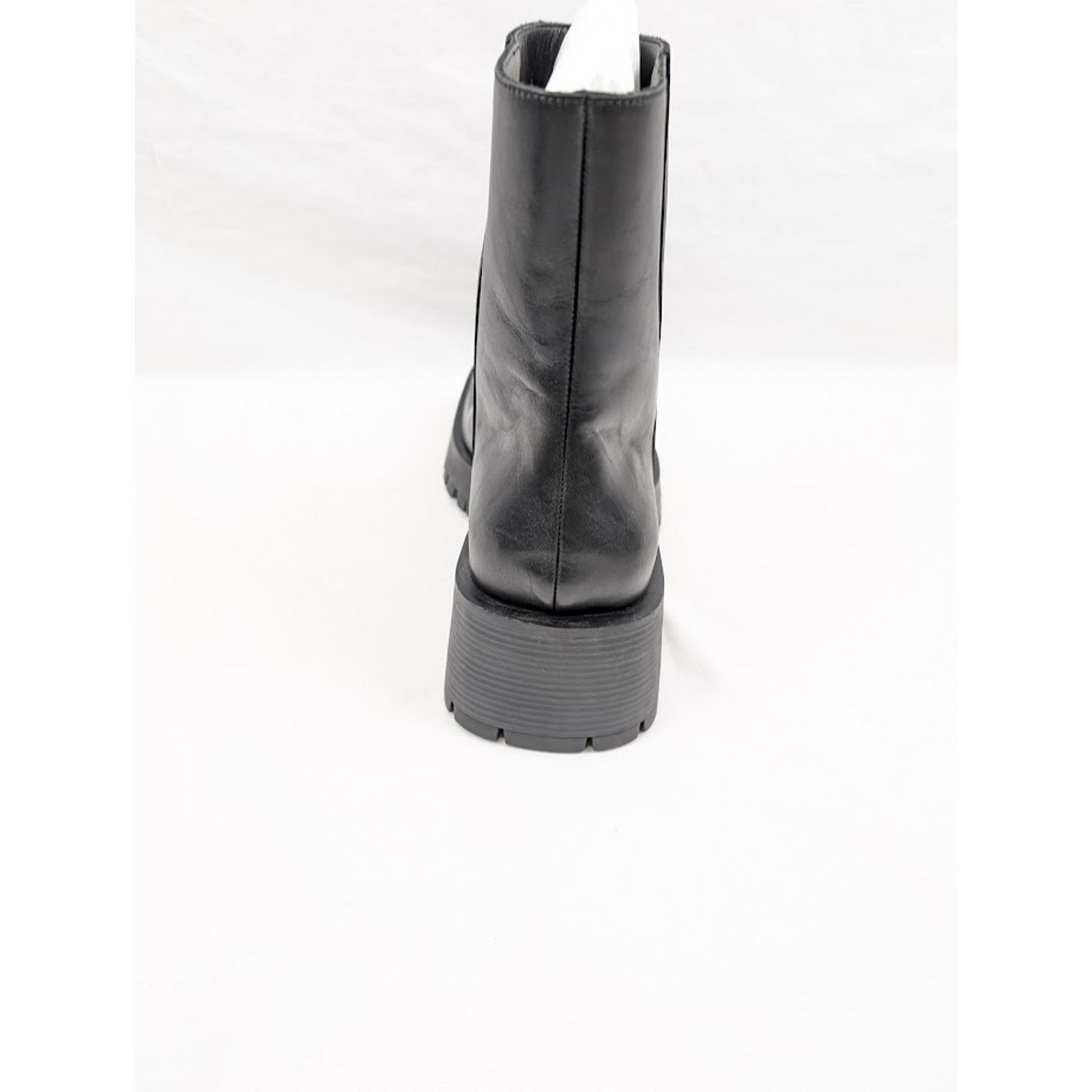 Balenciaga o1rshd1 Calfskin Trooper Bootie in Black Size US 10 / EU 43 - 8 Thumbnail