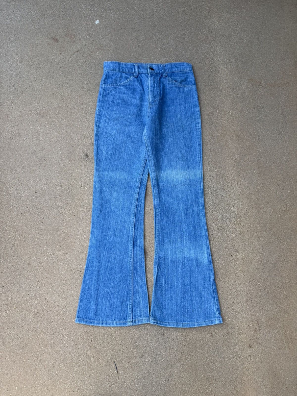 Levi's Vtg 70’s Levi’s 646 Orange Tab Bellbottom Flare Jeans 28x29 Size US 28 / EU 44 - 1 Thumbnail