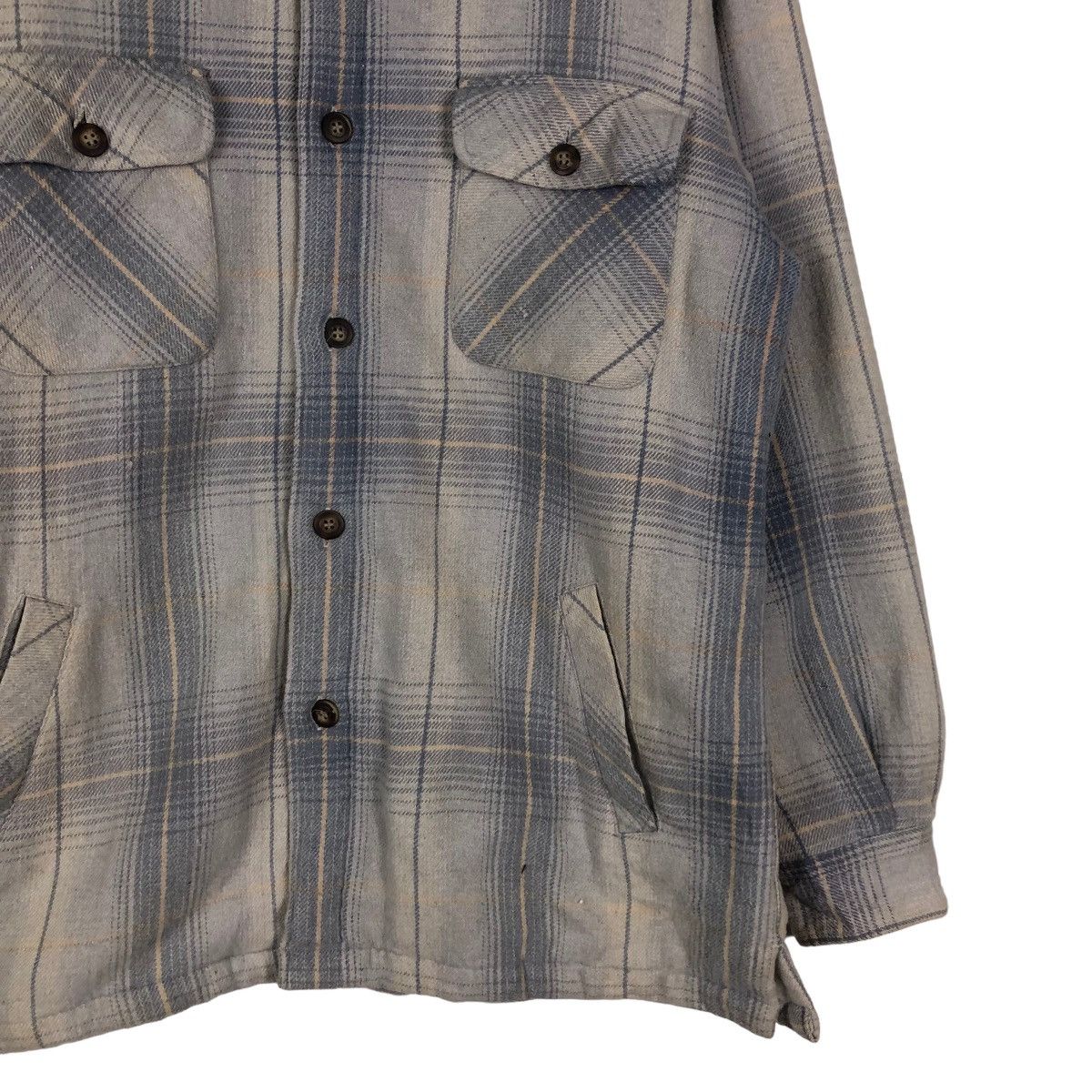 Flannel 📌VINTAGE FLANNEL SHIRT JACKET WORKER SEA HOP ISSEY MIYAKE Size US L / EU 52-54 / 3 - 7 Thumbnail