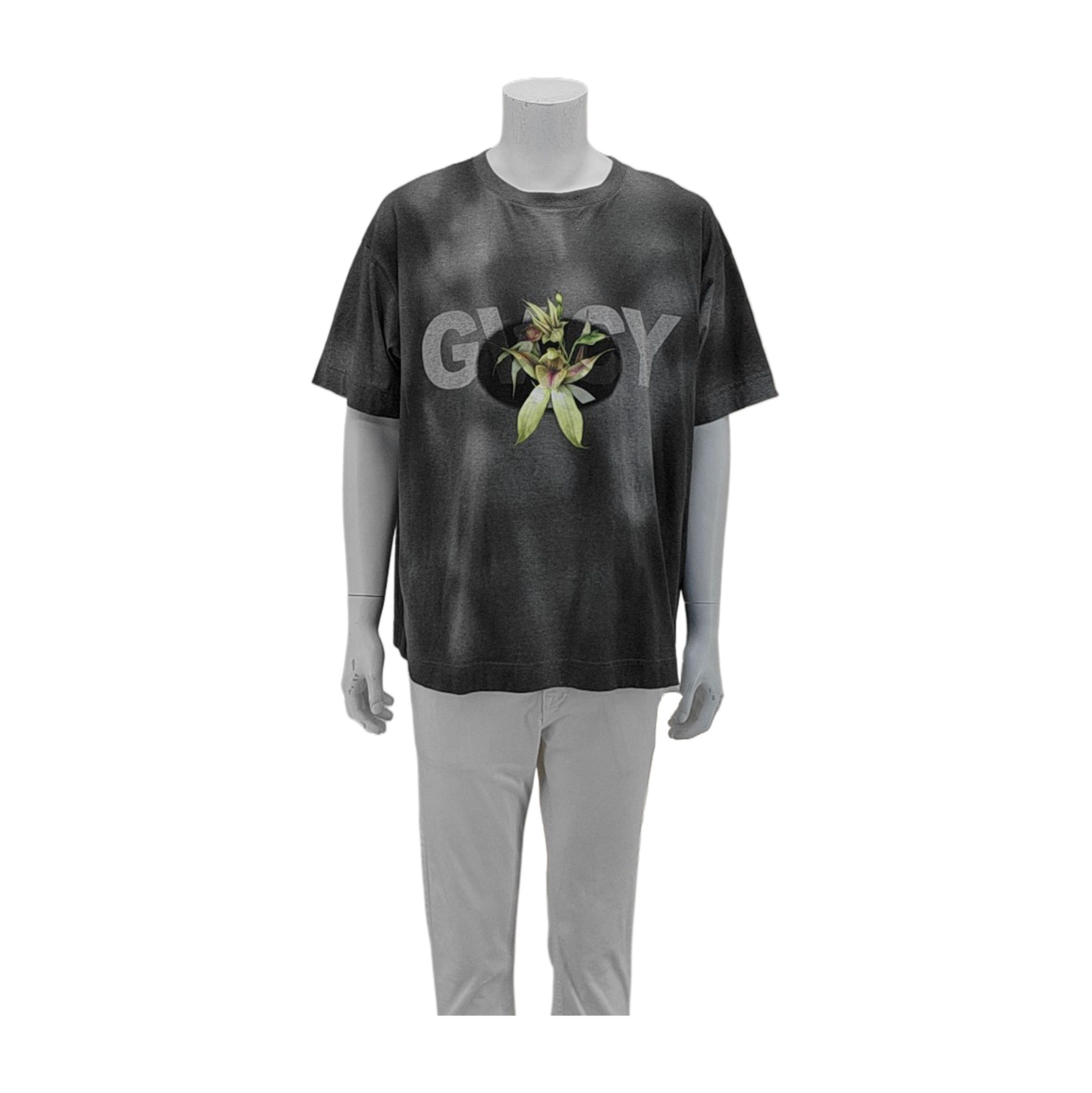 Givenchy Givenchy Floral Logo Cotton T-Shirt XL Size US XL / EU 56 / 4 - 1 Thumbnail