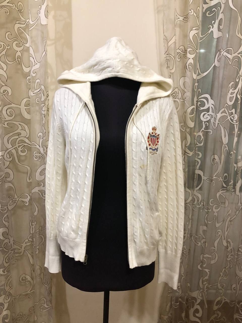 Polo Ralph Lauren Ralph Lauren Active Ribbed Knit Full Zip Sweater Hoodie Size L / US 10 / IT 46 - 1 Thumbnail