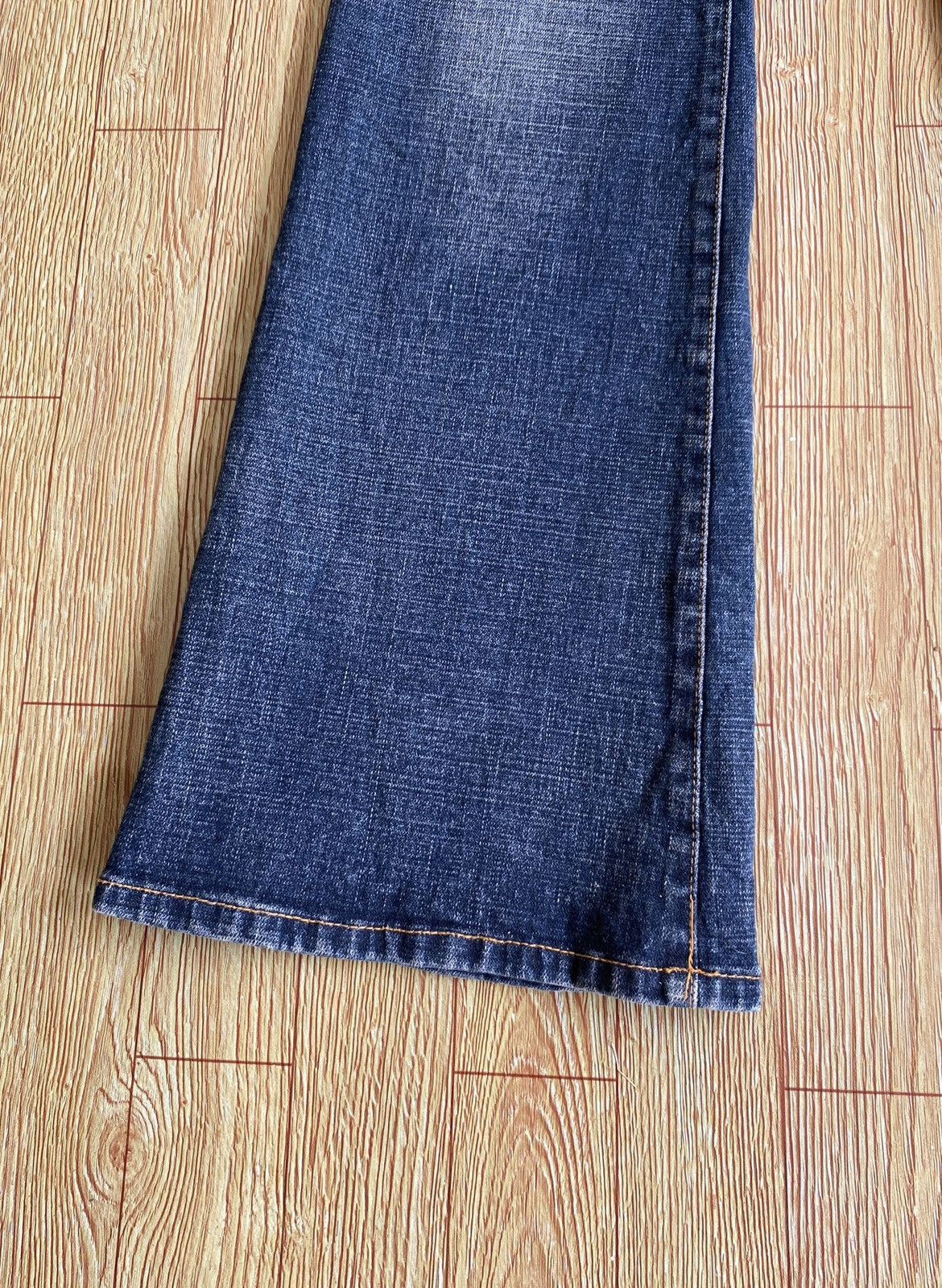 Japanese Brand Very Rare Design Vintage Japanese Brand Flared Jeans 1990s Size US 30 / EU 46 - 6 Thumbnail