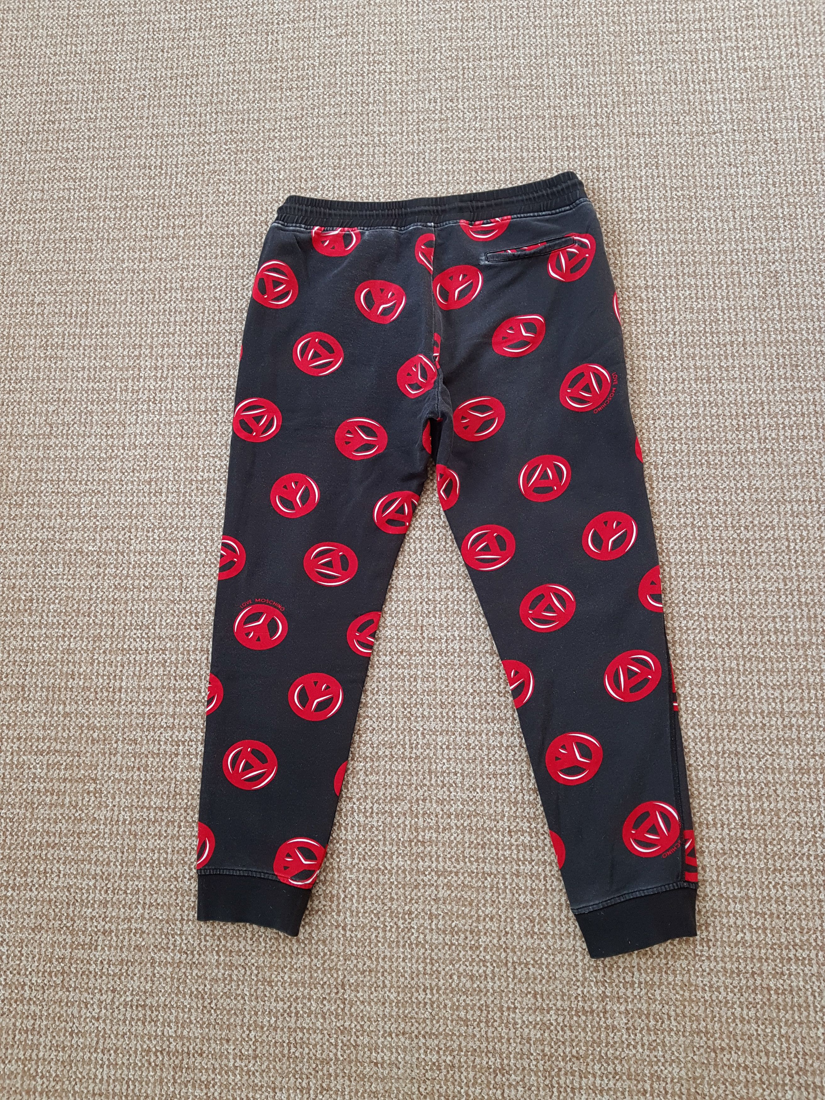 Moschino Love Moschino Sweatpants Joggers Printed Logo sz M Size US 32 / EU 48 - 2 Thumbnail