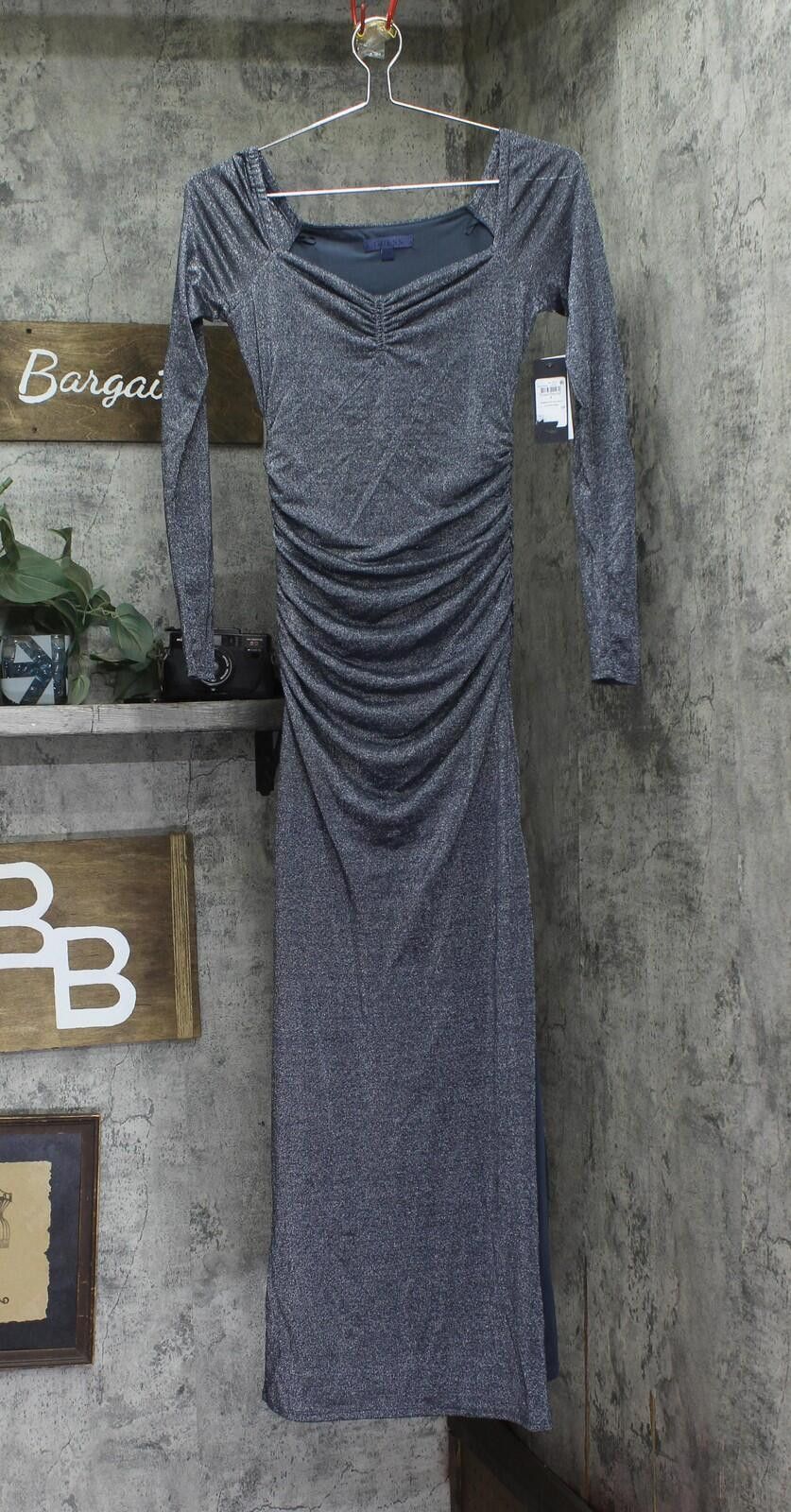Guess Nwt Guess Long Dress D5rk11r9yb0 Summer Night Blue Multi 4 Size S / US 4 / IT 40 - 1 Thumbnail