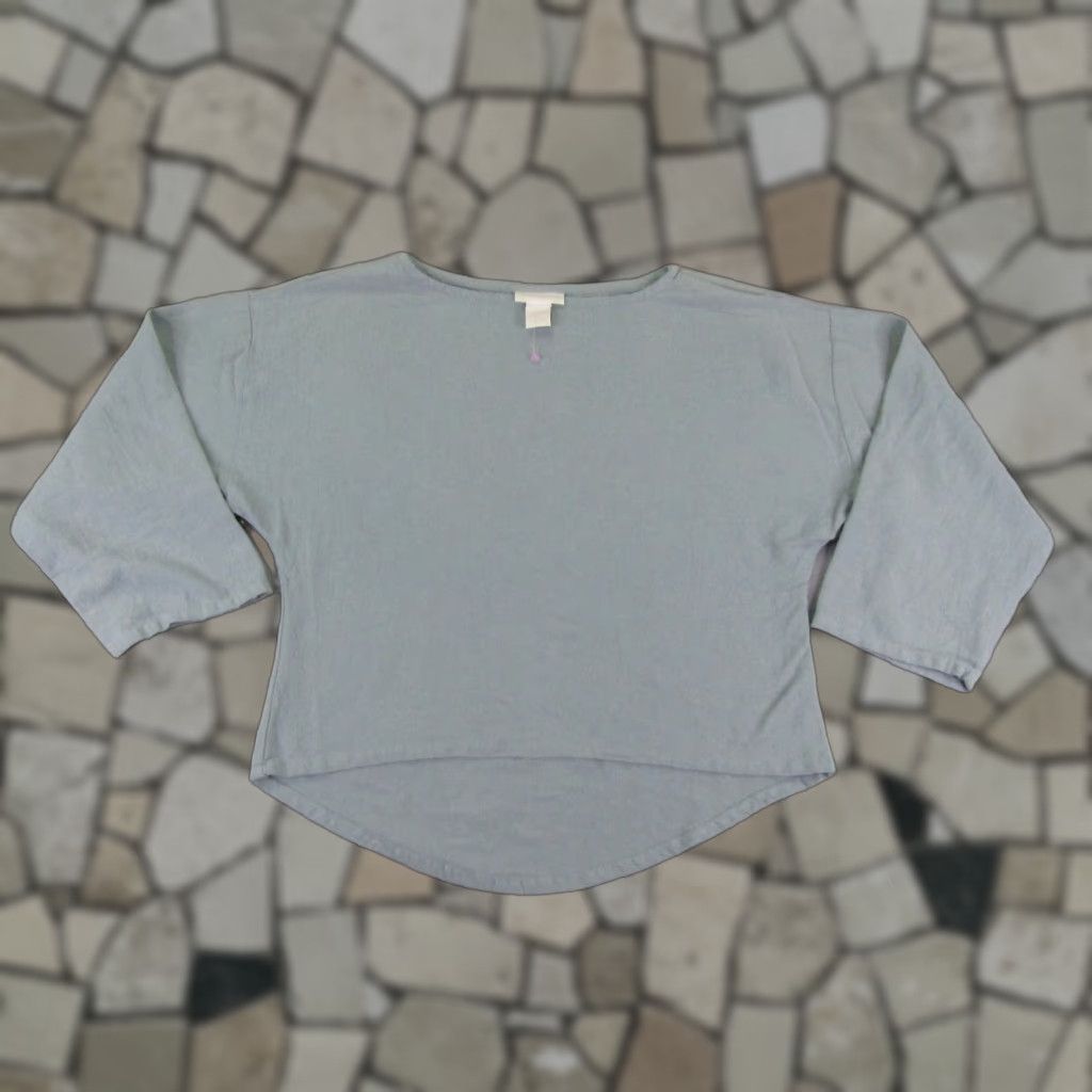 Soft Surroundings VINTAGE Soft Surroundings Women's Blouse Shirt Casual Petite Blue Cotton XS Size XS / US 0-2 / IT 36-38 - 1 Thumbnail