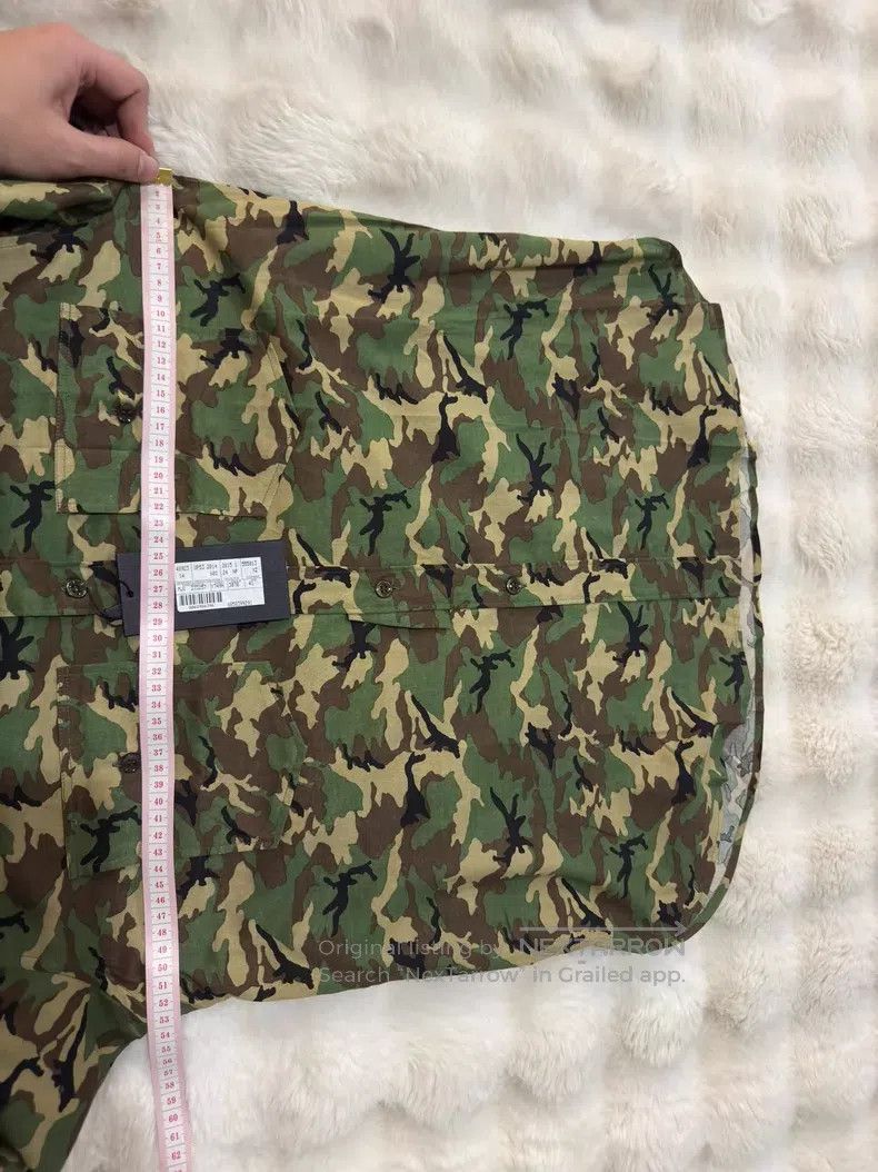 Saint Laurent Paris Saint Laurent Paris size 41 Original Camouflage Men's Shirt Size US XL / EU 56 / 4 - 7 Thumbnail