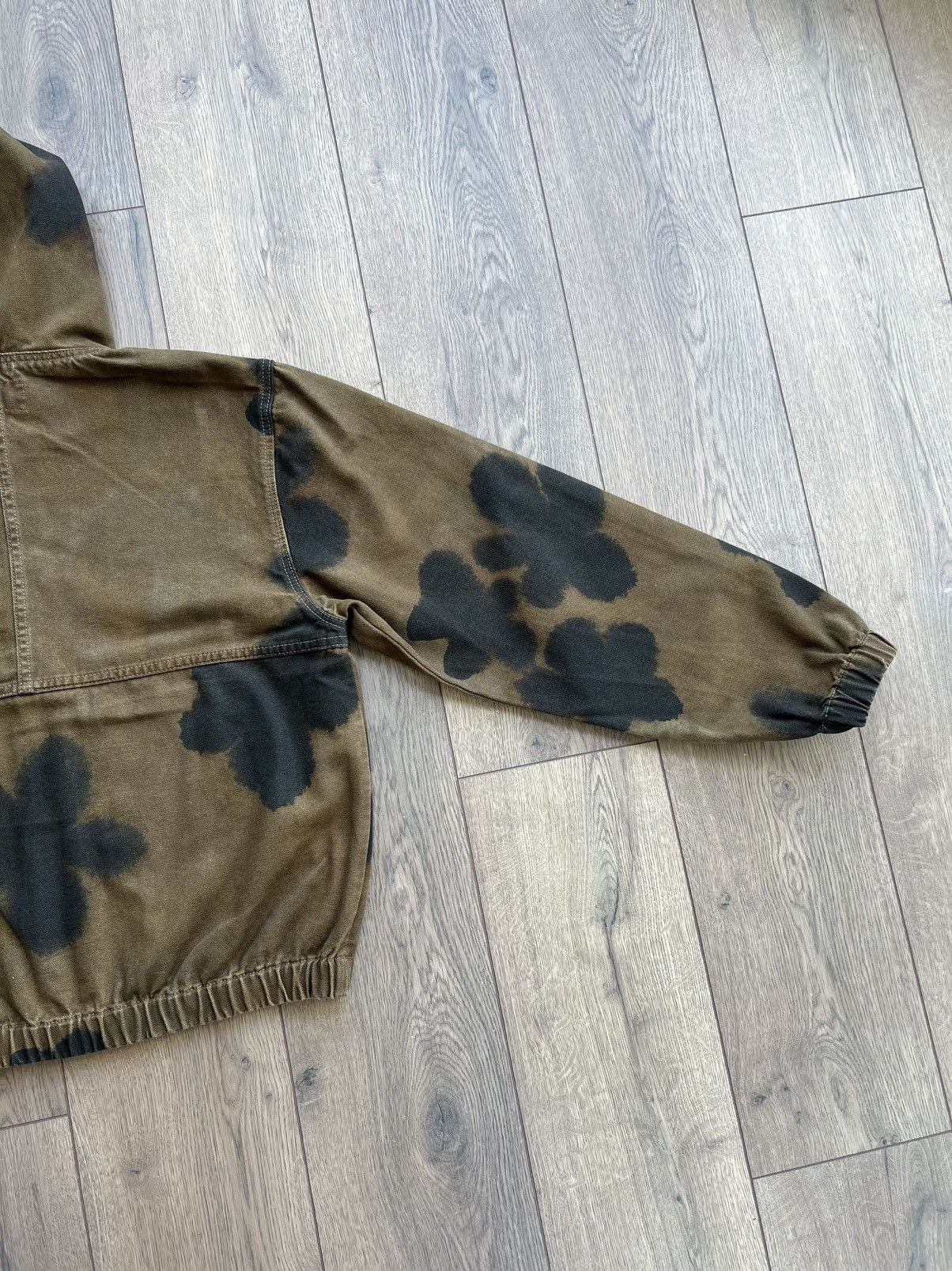 Stussy Stussy Floral Dye Hooded Work Jacket Medium Size US M / EU 48-50 / 2 - 11 Thumbnail
