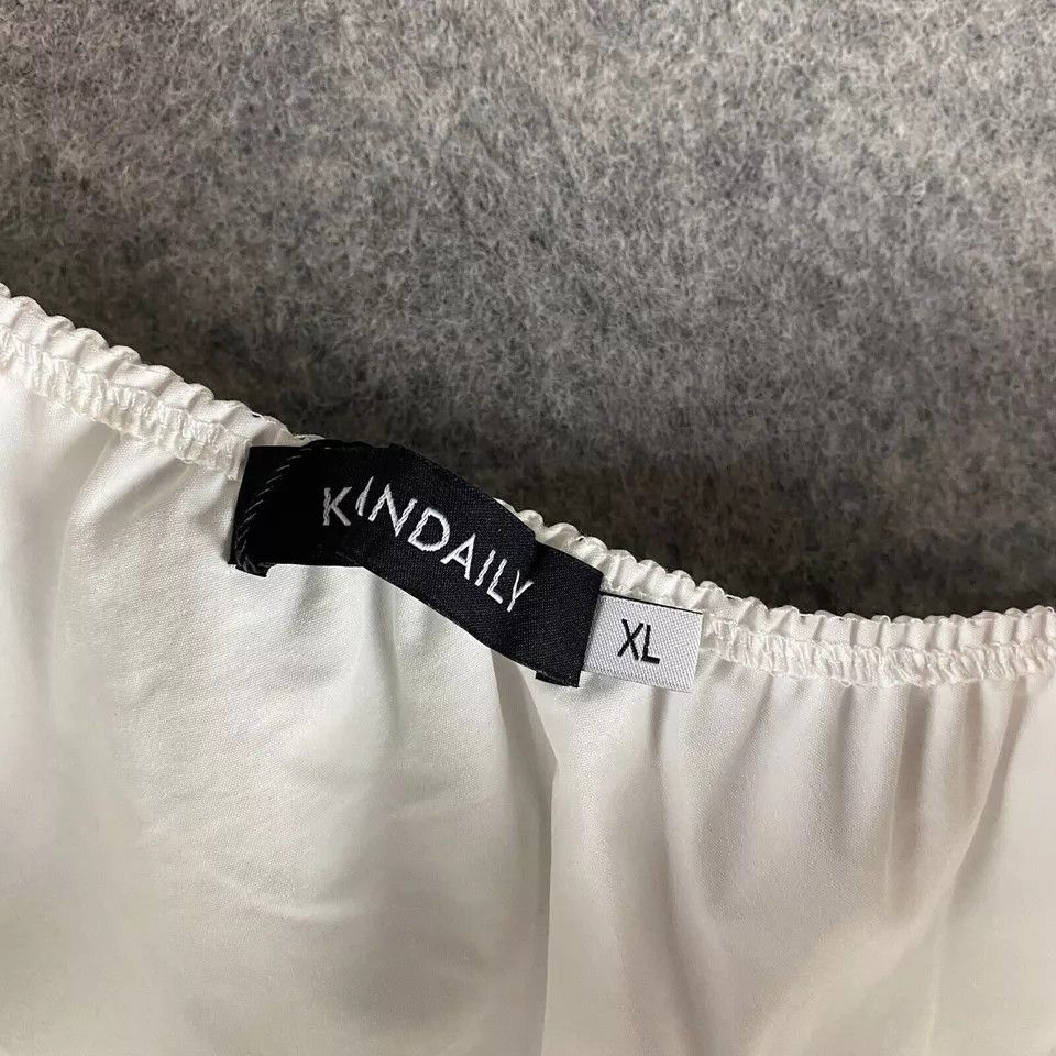 Other Koandaily Blouse XL Women's NWT White One Sleeve Polyester Size XL / US 12-14 / IT 48-50 - 4 Thumbnail