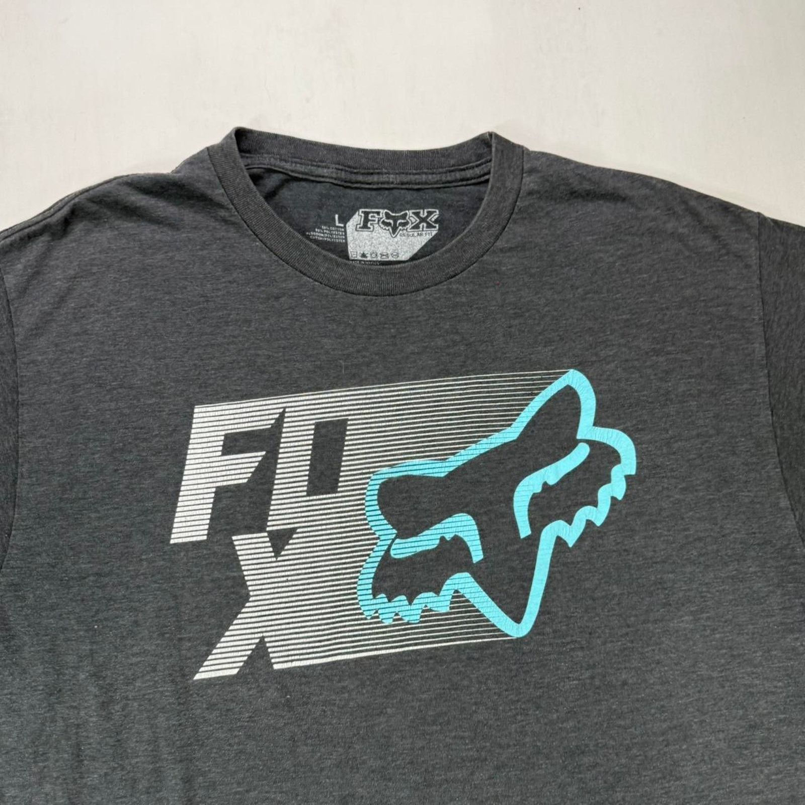 Fox Racing Grey fox racing t shirt motocross y2k style Size US L / EU 52-54 / 3 - 2 Thumbnail