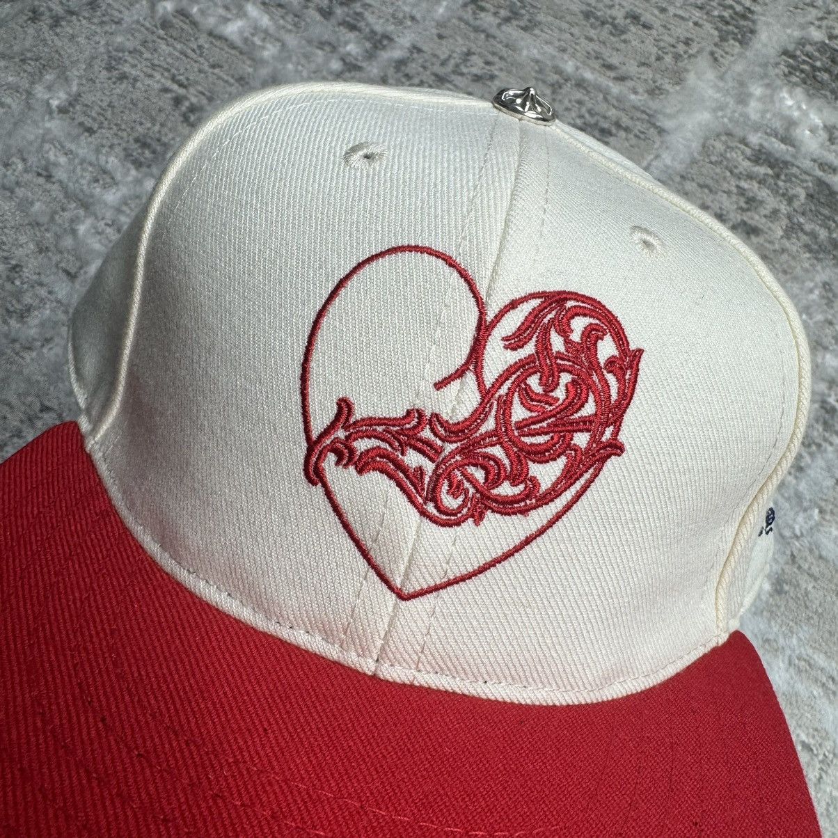 Chrome Hearts Love you heart fitted cap hat Sz- 7 5/8 Size ONE SIZE - 4 Thumbnail