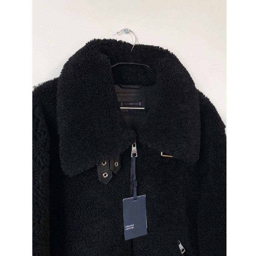 Tommy Hilfiger Tommy Hilfiger Shearling Leather Black Jacket, Size: XXL Size US XXL / EU 58 / 5 - 3 Thumbnail