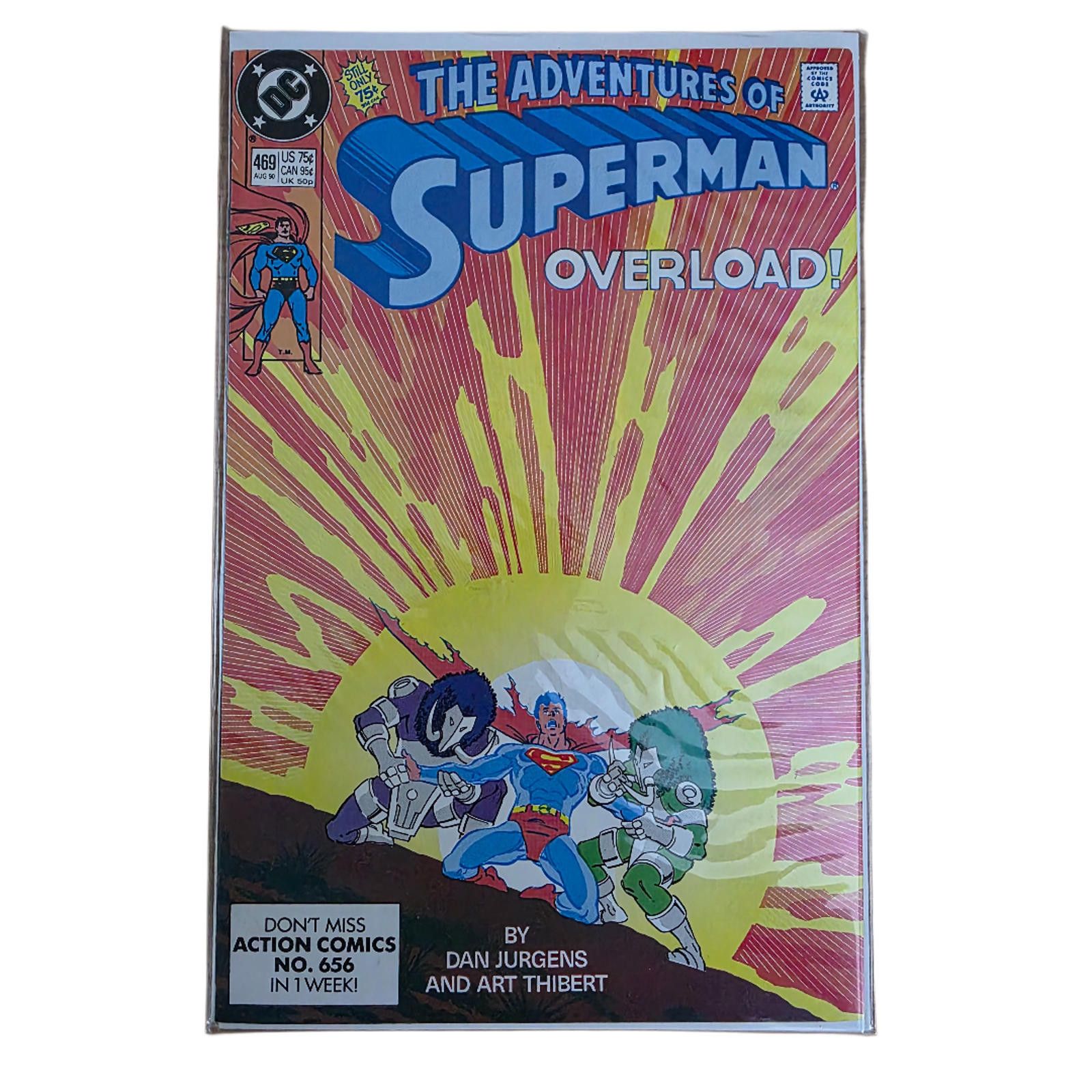 DC Comics Adventures of Superman #469 1990 DC Vol 1 Comic (C) Size ONE SIZE - 2 Thumbnail