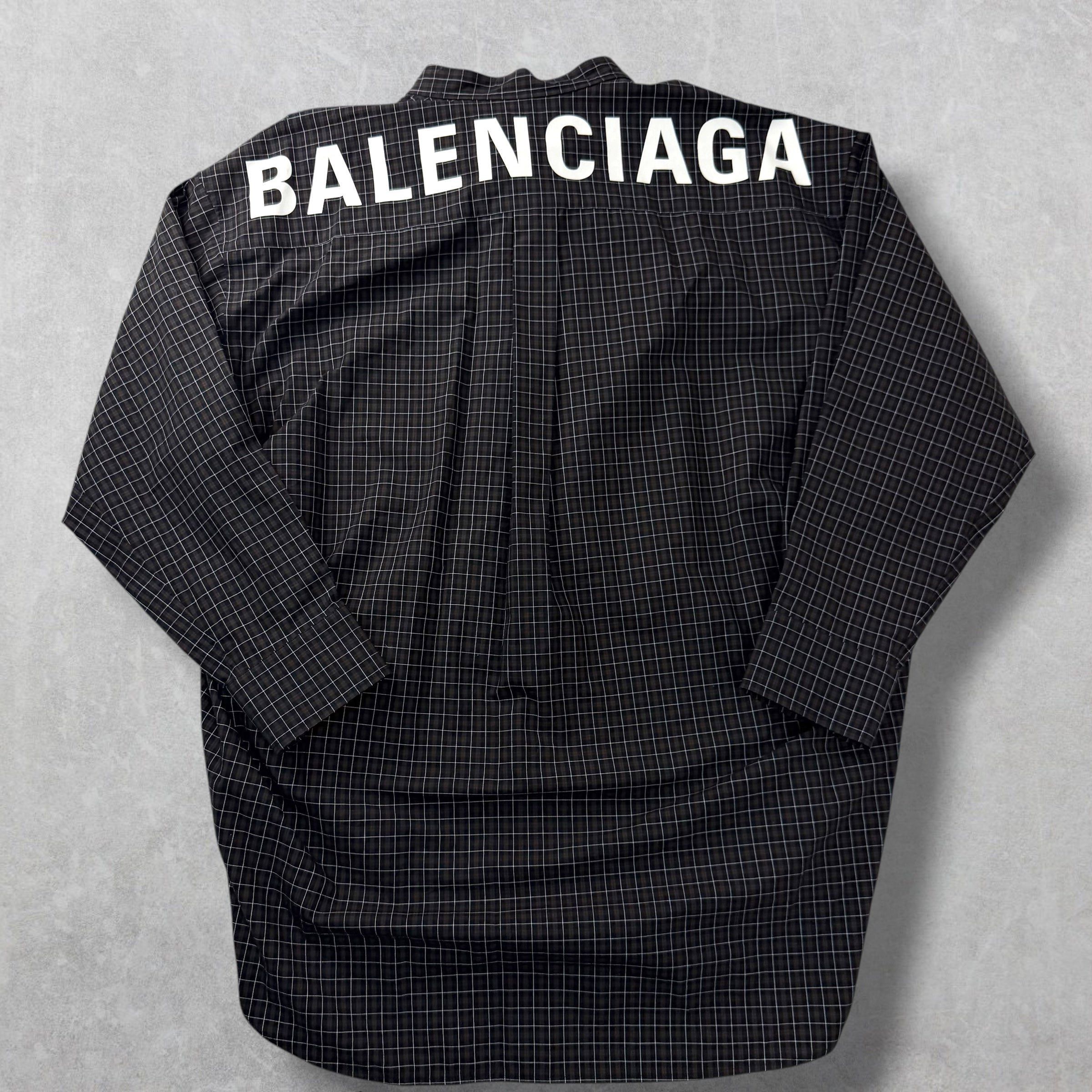 Balenciaga Balenciaga Swing Checkerboard Shirt 36 (S) Size US S / EU 44-46 / 1 - 1 Thumbnail
