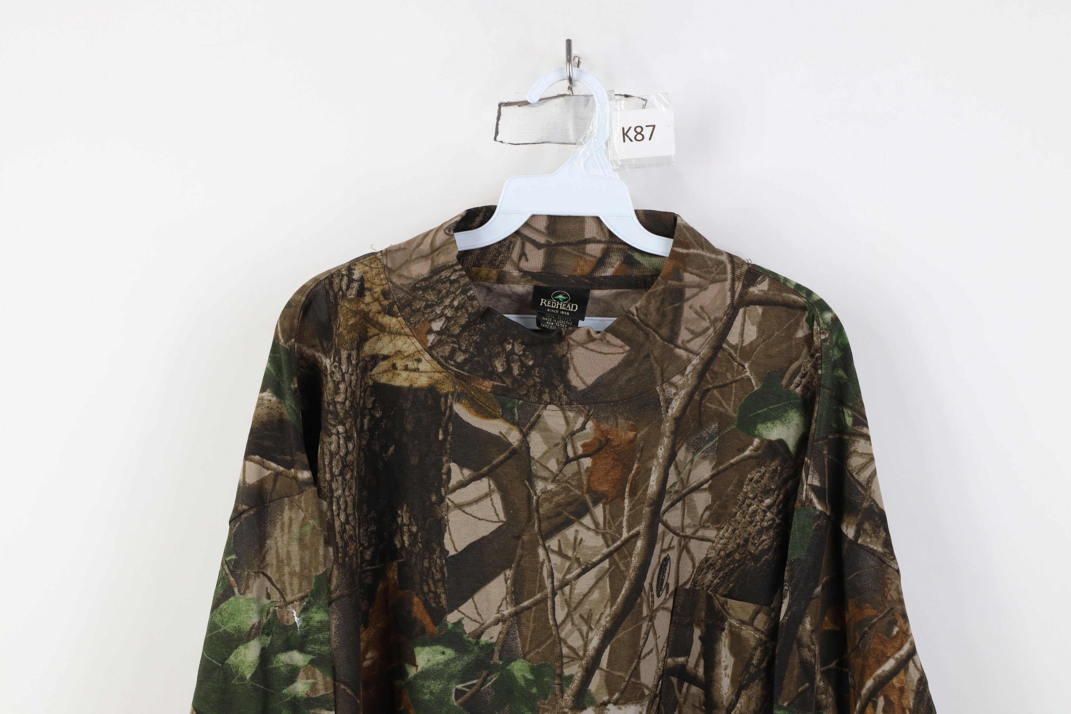 Vintage Vintage 90s Streetwear Mock Neck Long Sleeve T-Shirt Size US XXL / EU 58 / 5 - 2 Thumbnail