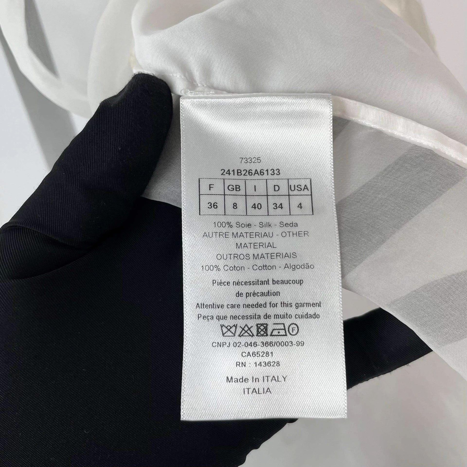 Dior Dior voile shirt 36 Size XS / US 0-2 / IT 36-38 - 8 Thumbnail