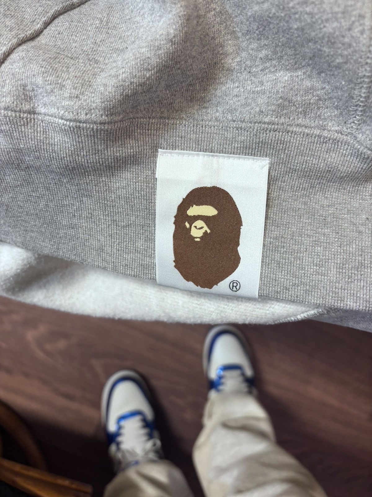 Bape Bape giant shark full zip gray Size US M / EU 48-50 / 2 - 5 Thumbnail