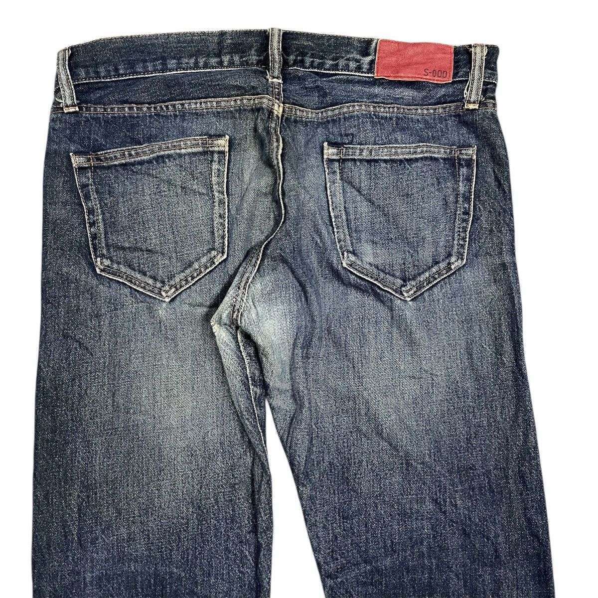 Uniqlo Y2k Japanese UNIQLO selvedge Denim Skinny Fit Straight Jeans Size US 33 - 12 Thumbnail