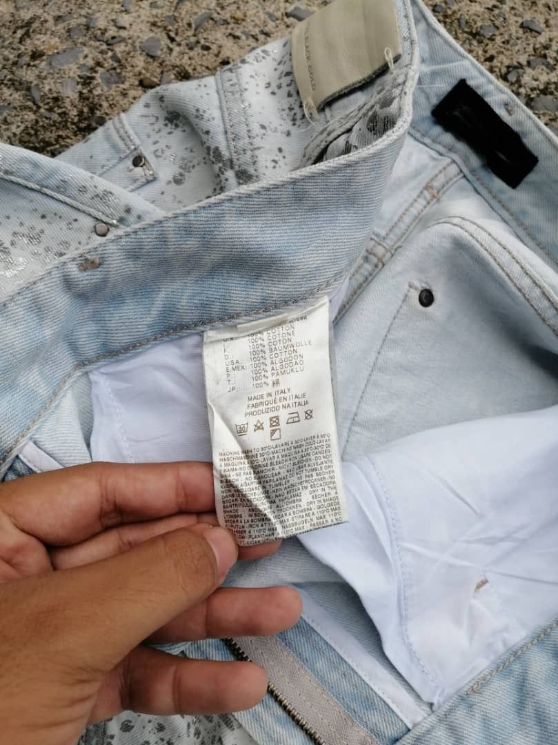 Diesel Black Gold Diesel Black Gold Painted Splash Denim Jeans Size US 28 / EU 44 - 6 Thumbnail
