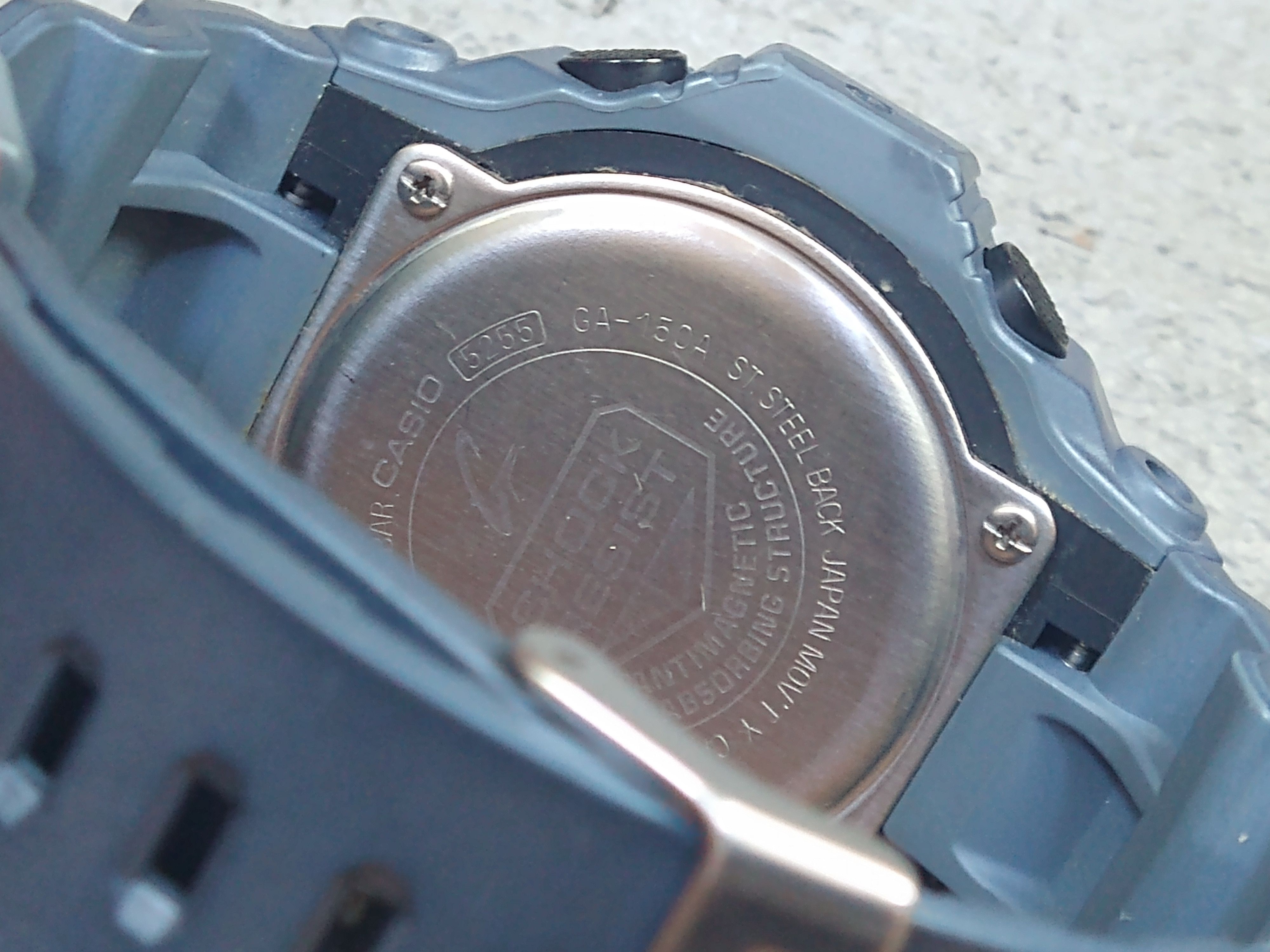 Casio Casio G Shock GA-150A Watch Blue Digital Size ONE SIZE - 8 Thumbnail