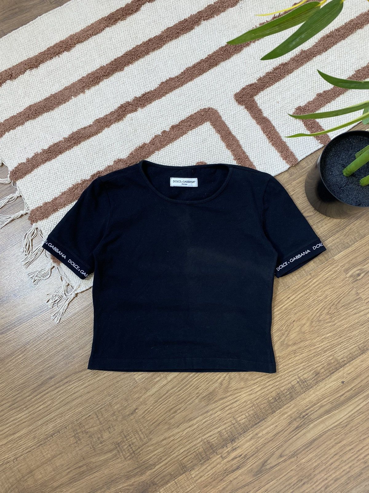 Dolce & Gabbana VINTAGE DOLCE&GABBANA CROPPED TEE Size S / US 4 / IT 40 - 1 Thumbnail