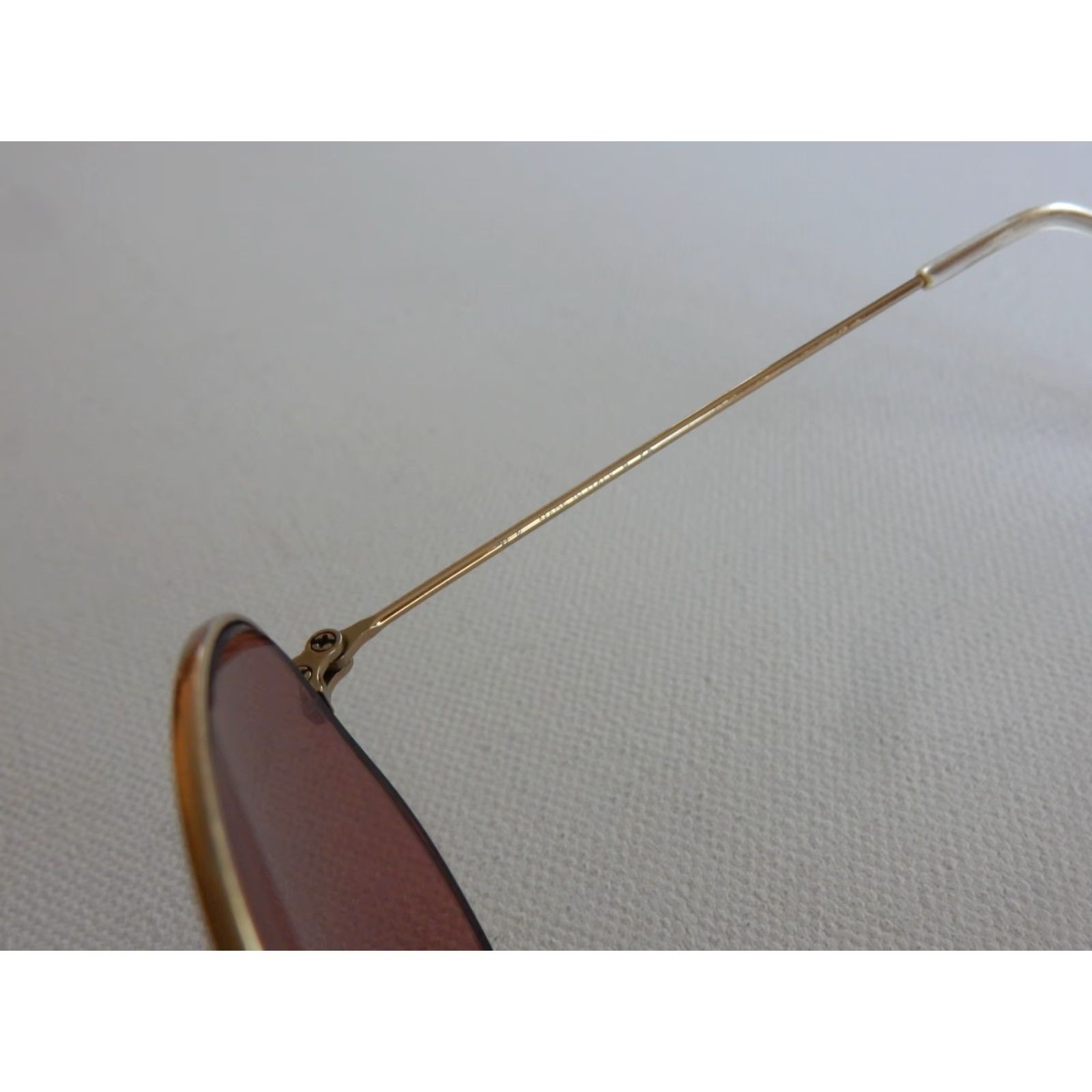 Vintage VINTAGE Ray-Ban Sunglasses Frames Only 58 14 3025 Gold Men Adult 58mm Protection U.S. 90s? Size ONE SIZE - 5 Thumbnail