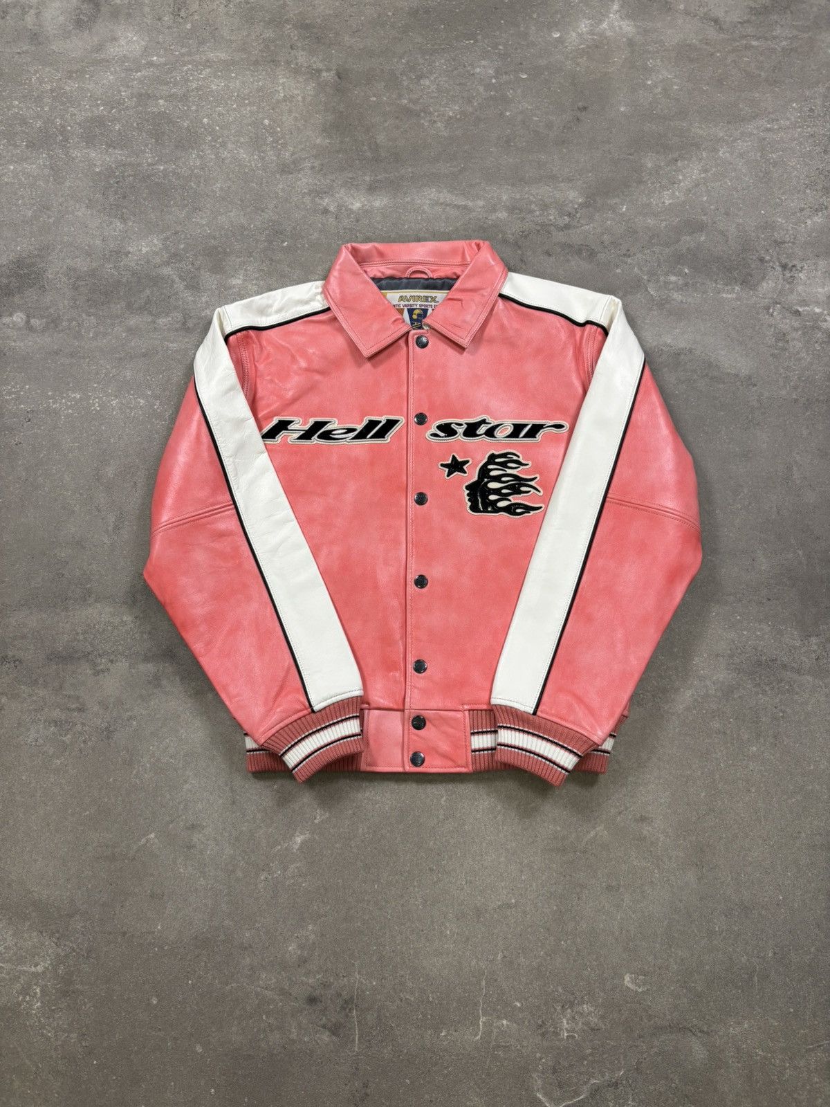 Avirex × HELLSTAR Hellstar x Avirex Jacket, Salvage Red Size US M / EU 48-50 / 2 - 1 Thumbnail