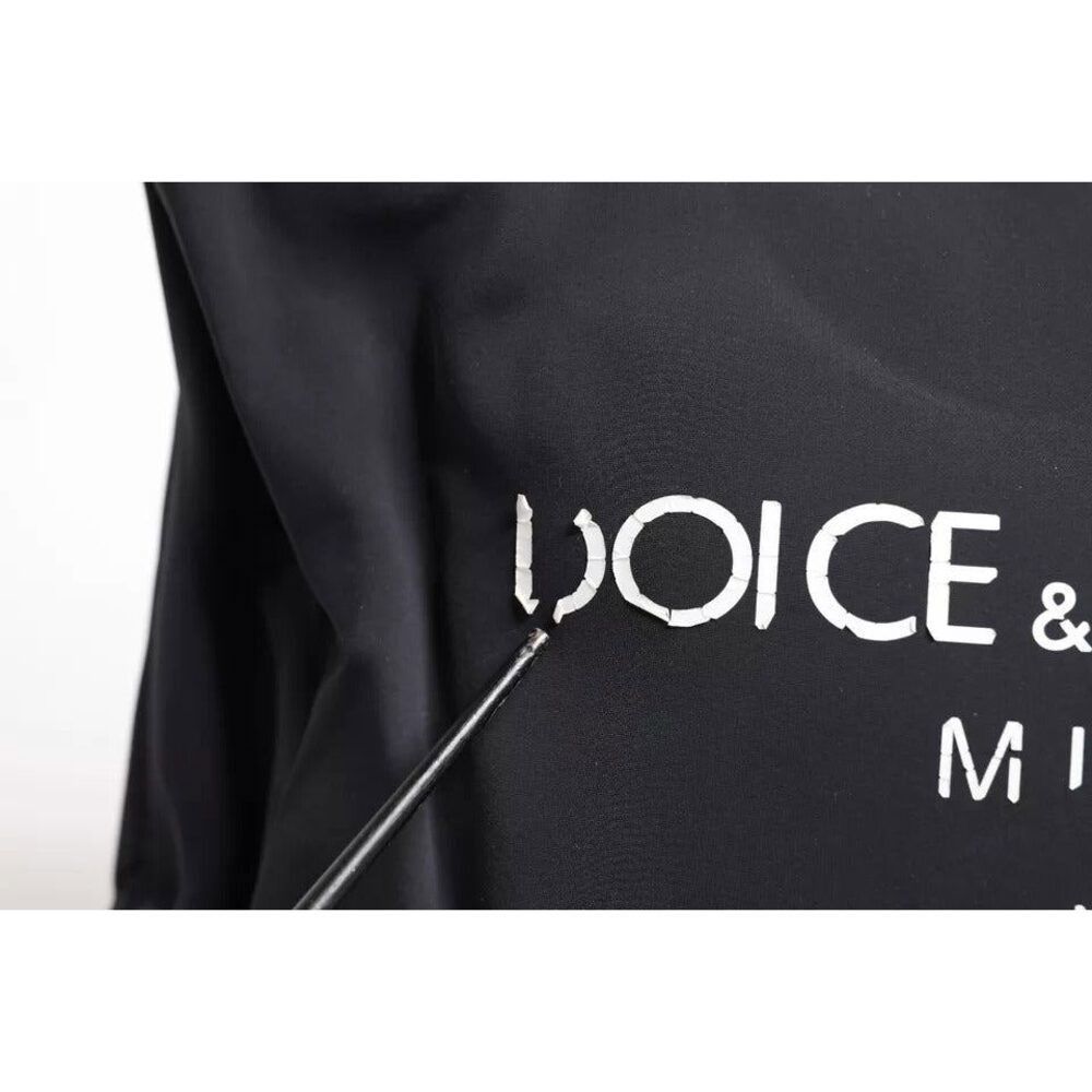 Dolce & Gabbana Dolce & Gabbana Black Canvas DG Logo Women Shopping Hand Tot Size ONE SIZE - 8 Thumbnail