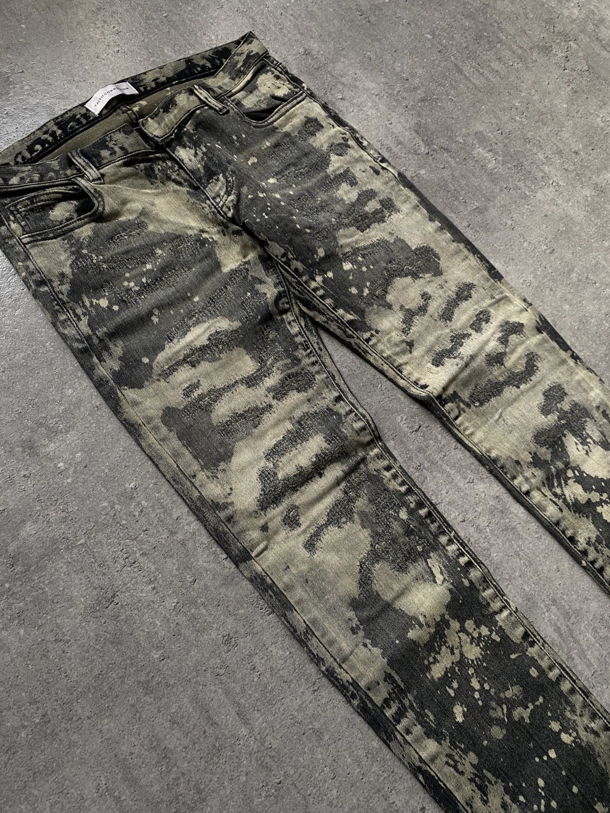 Faith Connexion Faith Connexion Bleach Slim Distressed Denim Pant Size 25" / US 0 / IT 36 - 2 Thumbnail